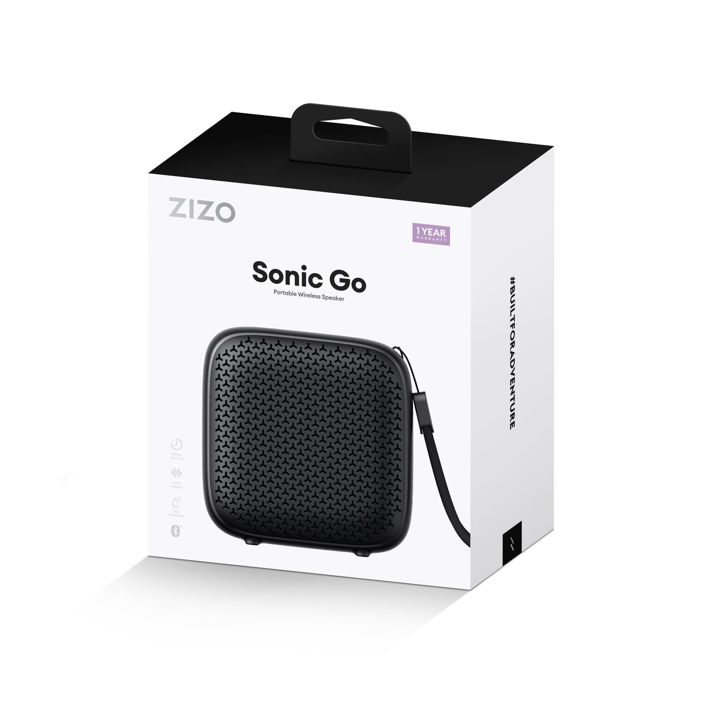 ZIZO Sonic Go Portable Bluetooth Speaker - Black