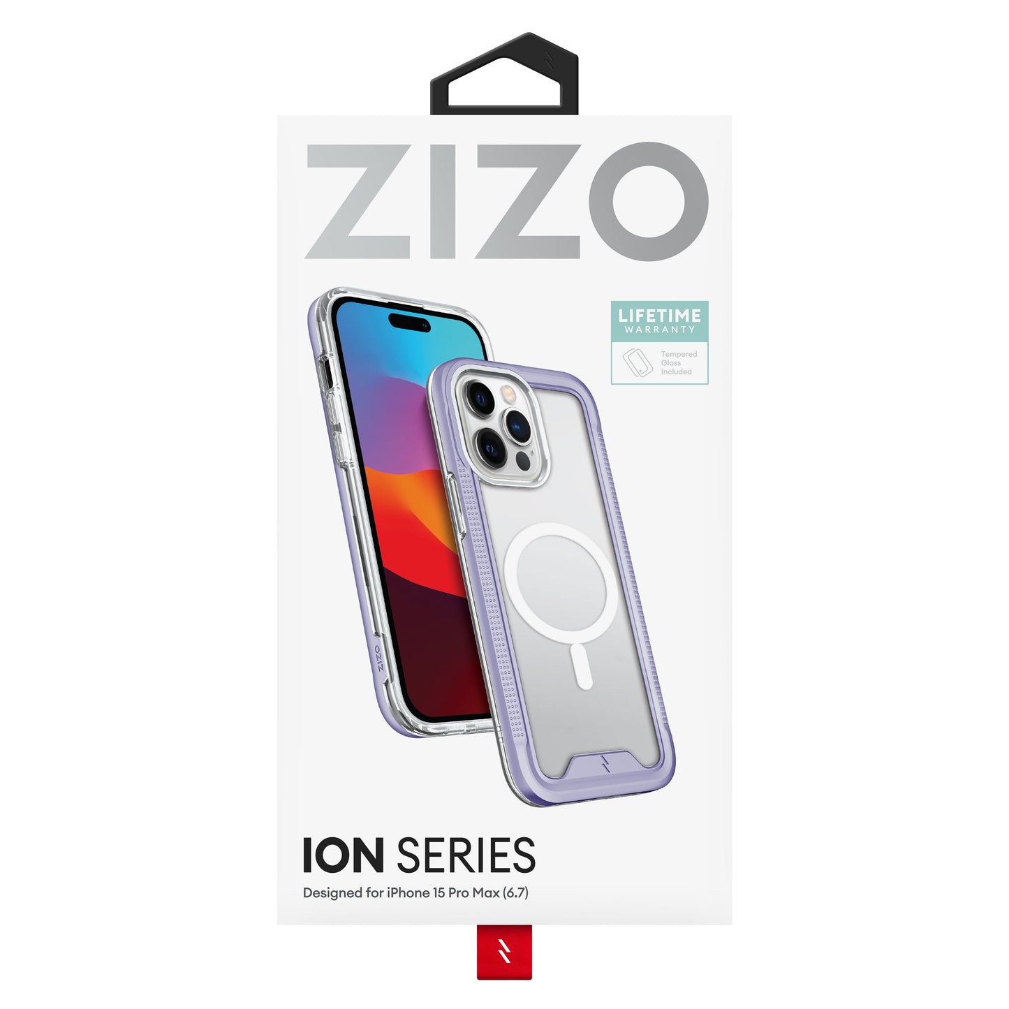 ZIZO ION Series with Magsafe iPhone 15 Pro Max Case - Purple