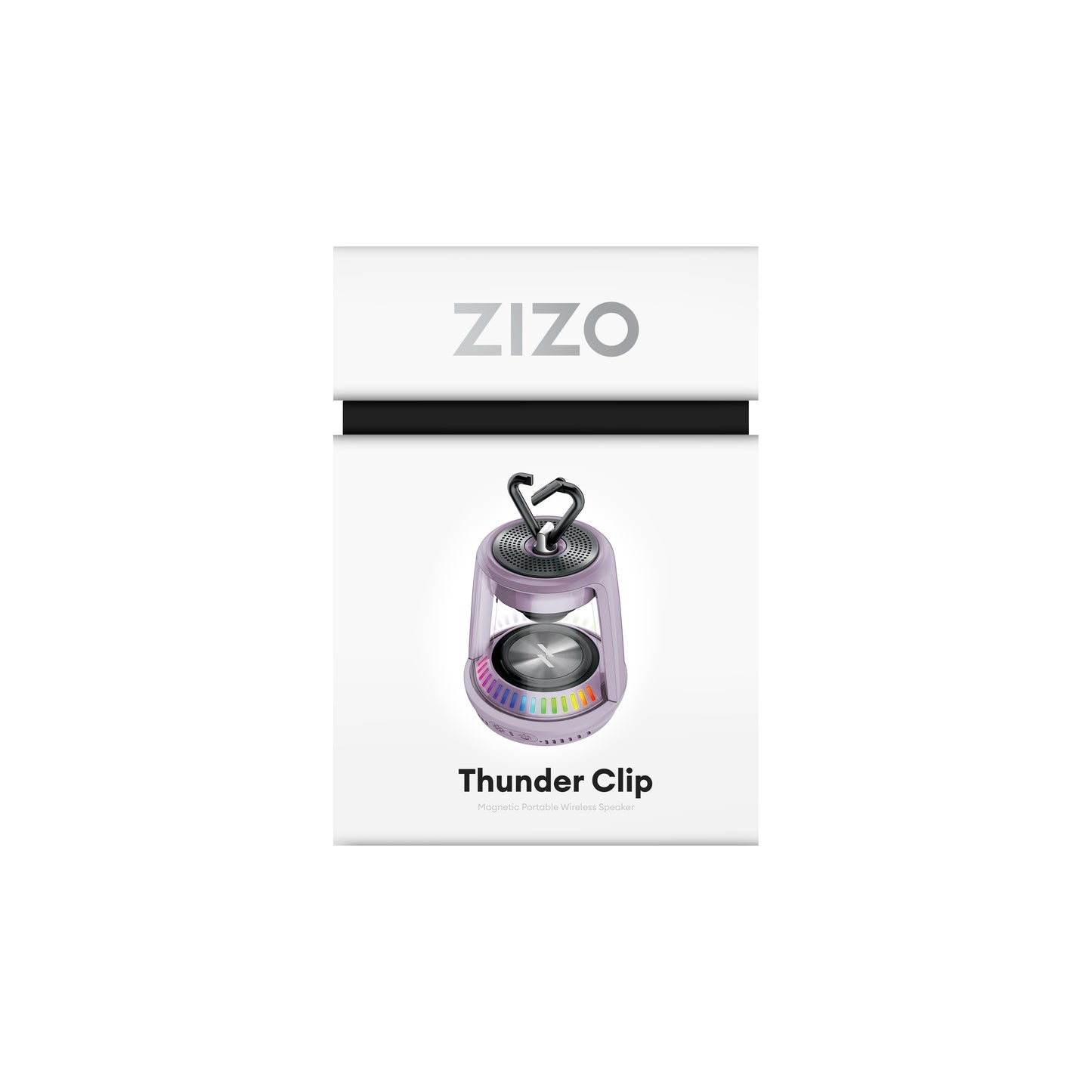 ZIZO Thunder Clip Portable Wireless Speaker - Purple