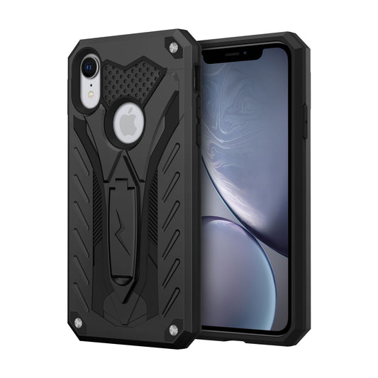 For iPhone XR - Zizo Static Series Dual Layered Hybrid Case with Kickstand