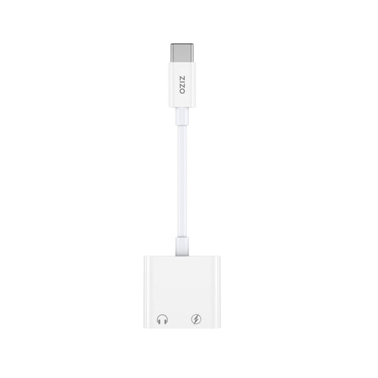 ZIZO Pulse USB-C to 3.5mm Audio Adapter with Charging Passthrough