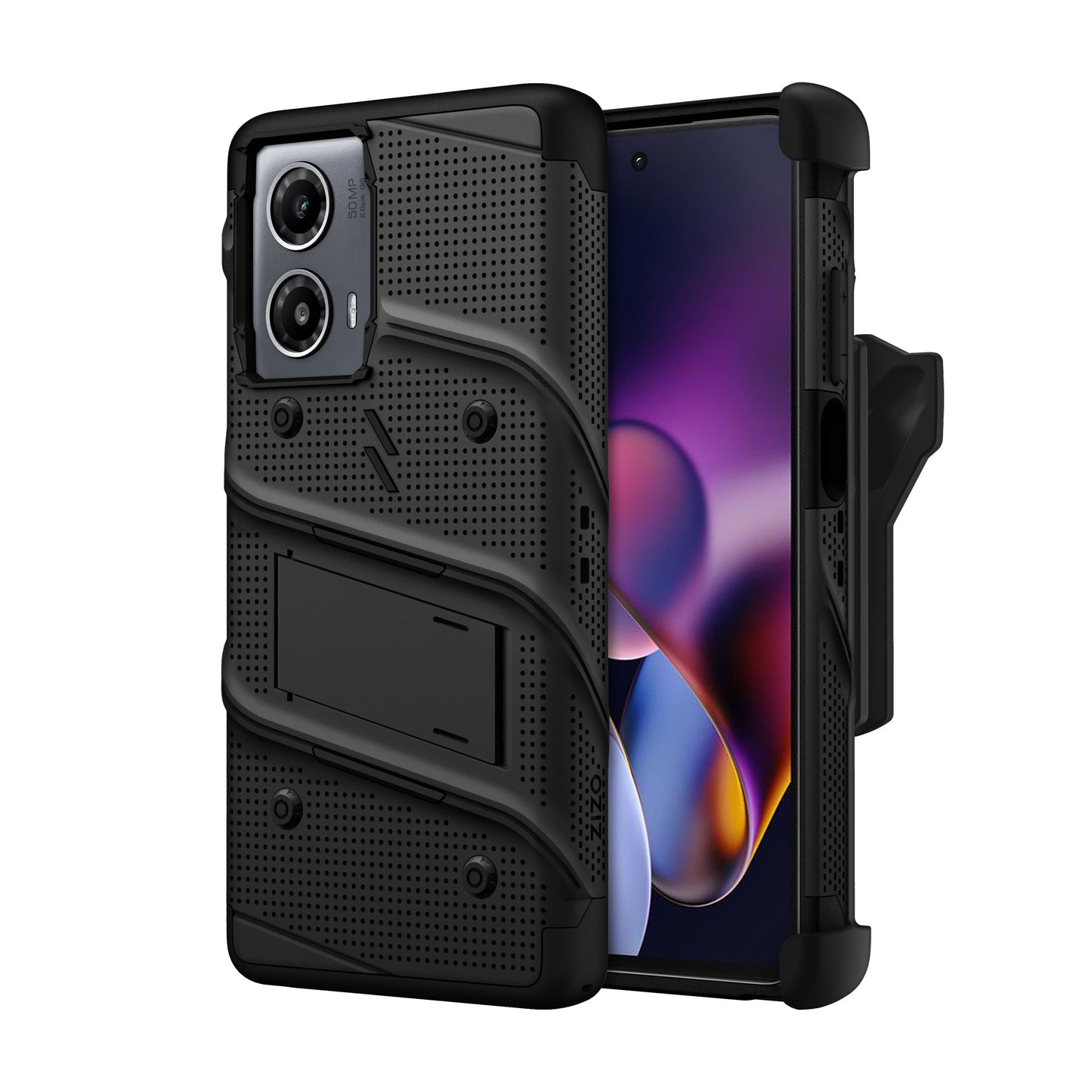ZIZO BOLT Bundle moto g stylus 5G (2024) Case with Tempered Glass