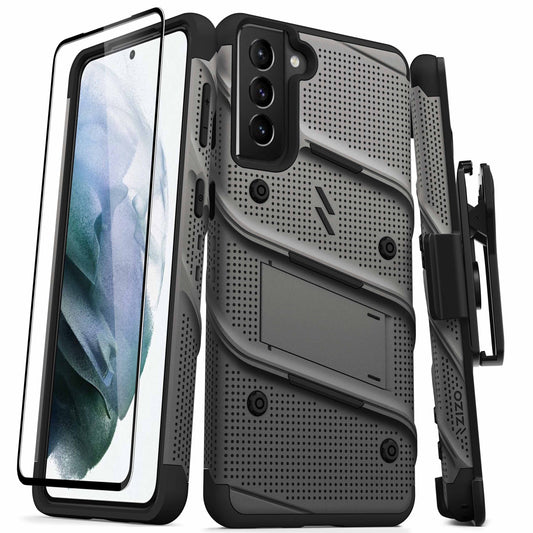 ZIZO BOLT Series Galaxy S21+ 5G Case with Tempered Glass