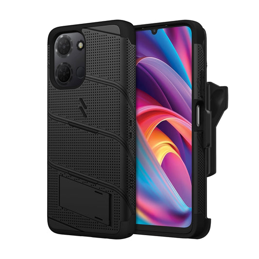 ZIZO BOLT Bundle TCL K33 5G Case with Tempered Glass
