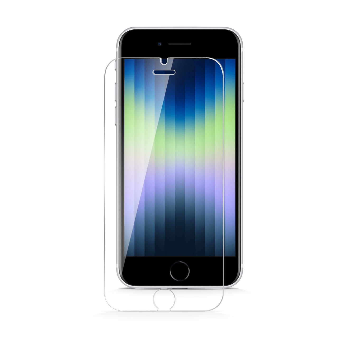 ZIZO TEMPERED GLASS Screen Protector for iPhone SE (3rd and 2nd gen)/8/7