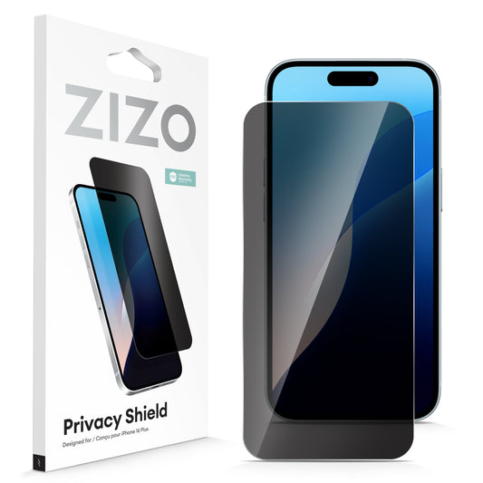 ZIZO PRIVACY Tempered Glass Screen Protector for iPhone 16 Plus
