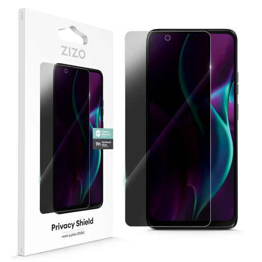 ZIZO PRIVACY Tempered Glass Screen Protector for moto g play 2026 / g 5G 2026 / g 5G 2025