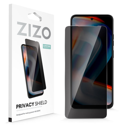 ZIZO PRIVACY Tempered Glass Screen Protector for moto g power 5G (2024)