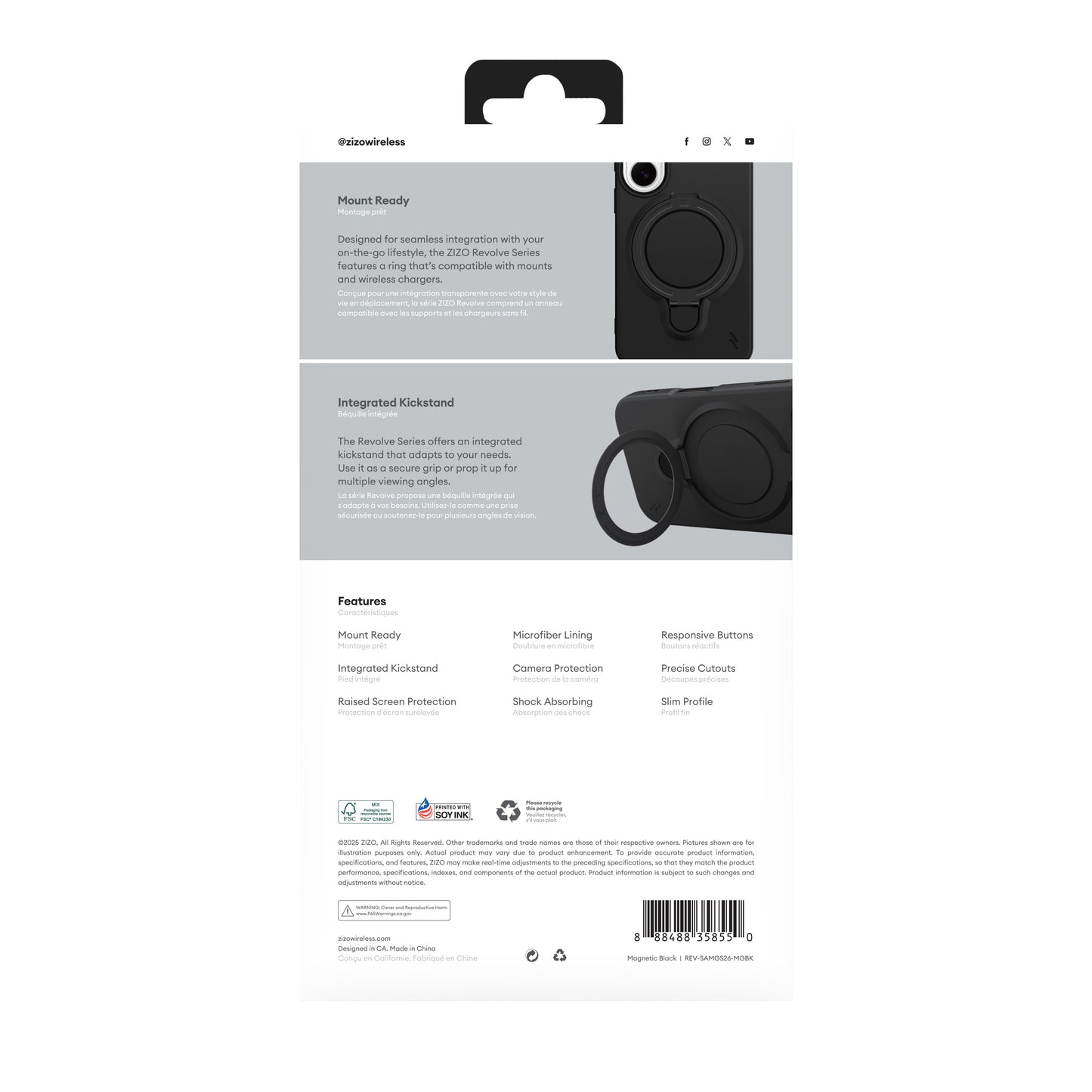 ZIZO REVOLVE Series Galaxy S26 Case