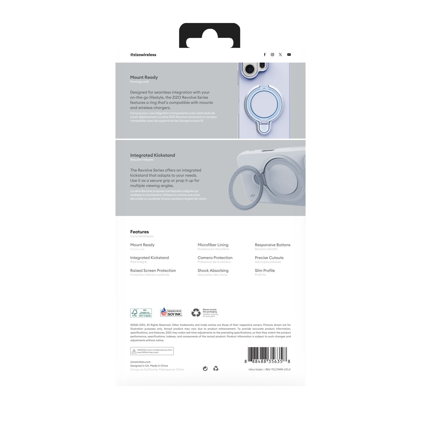 ZIZO REVOLVE Series TCL NXTPaper 70 Pro Case