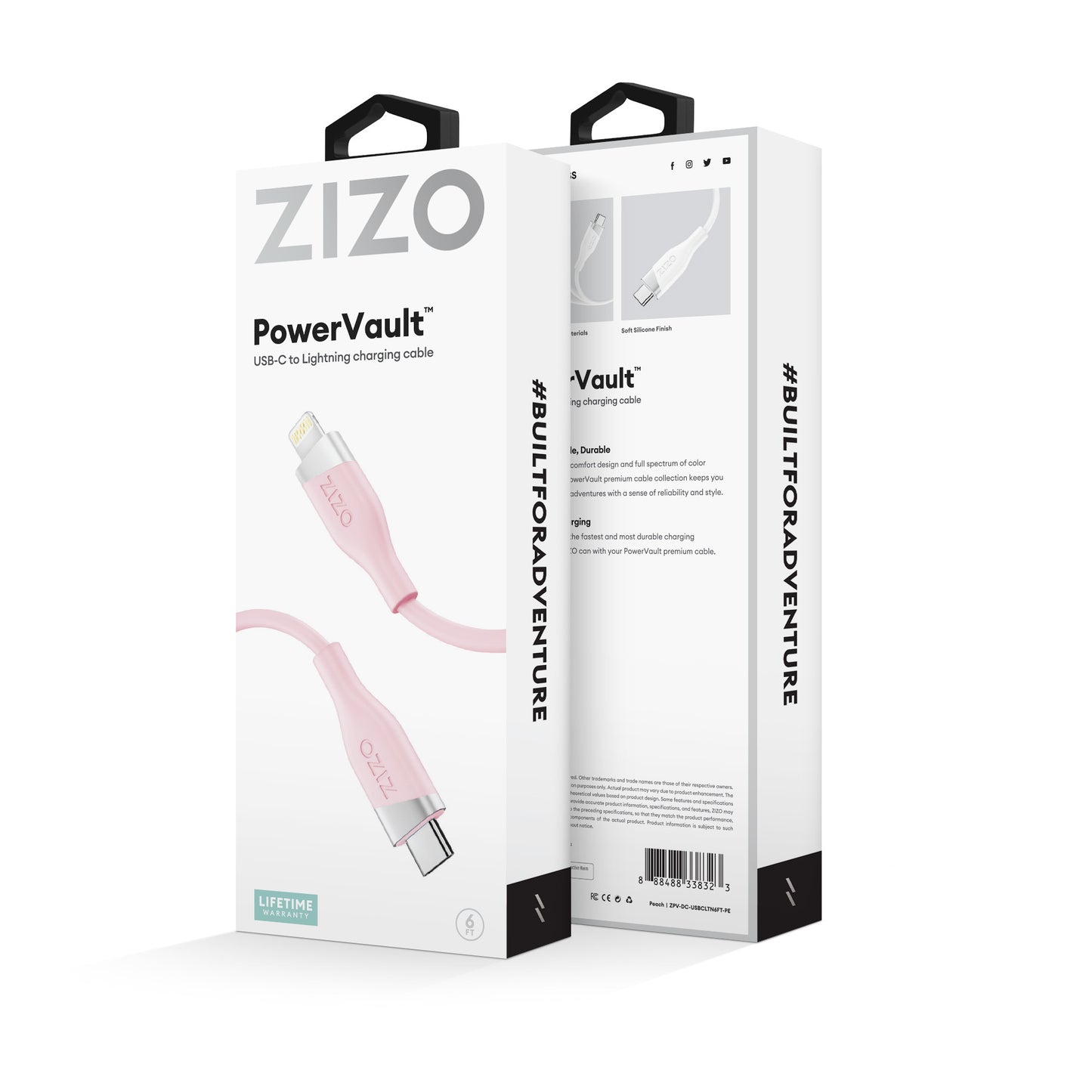 ZIZO PowerVault Cable USB-C to Lightning 6FT