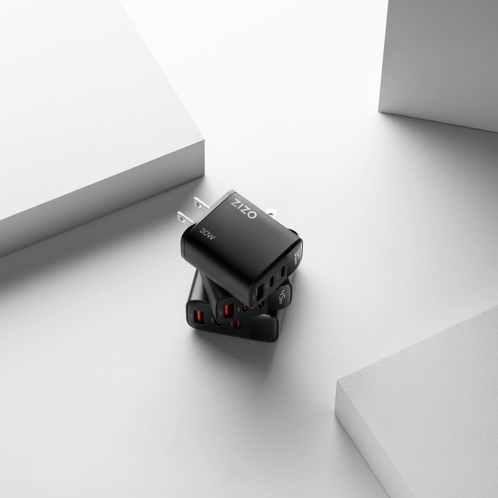 ZIZO PowerVault 65W GaN Dual USB-C + USB-A Wall Charger - ZIZO Wireless