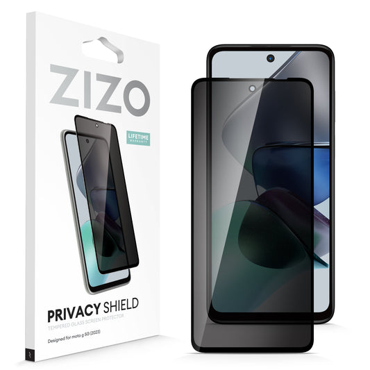 ZIZO PRIVACY Tempered Glass Screen Protector for moto g 5G (2023) - Privacy - ZIZO Wireless