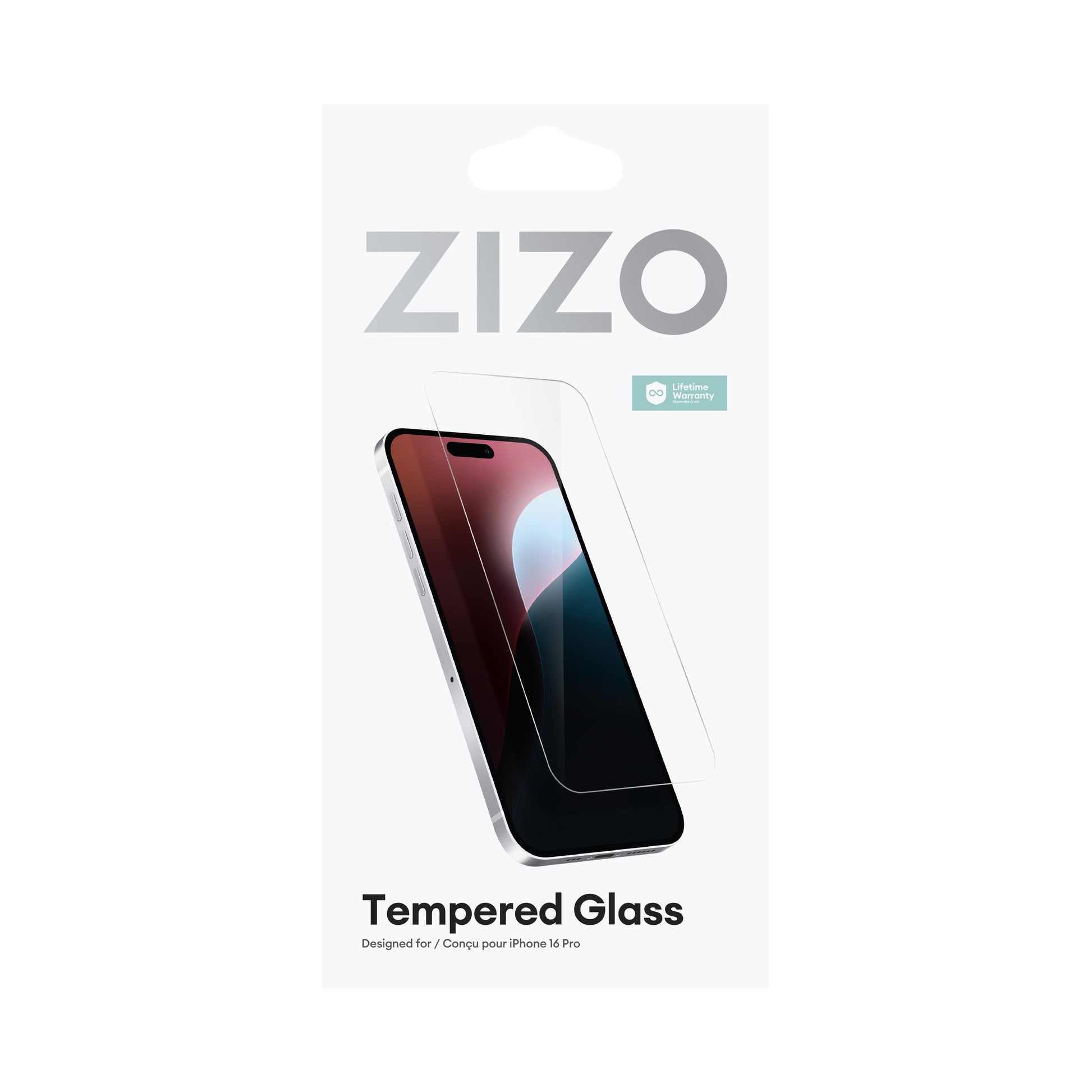 ZIZO TEMPERED GLASS Screen Protector for iPhone 16 Pro - Clear - ZIZO Wireless