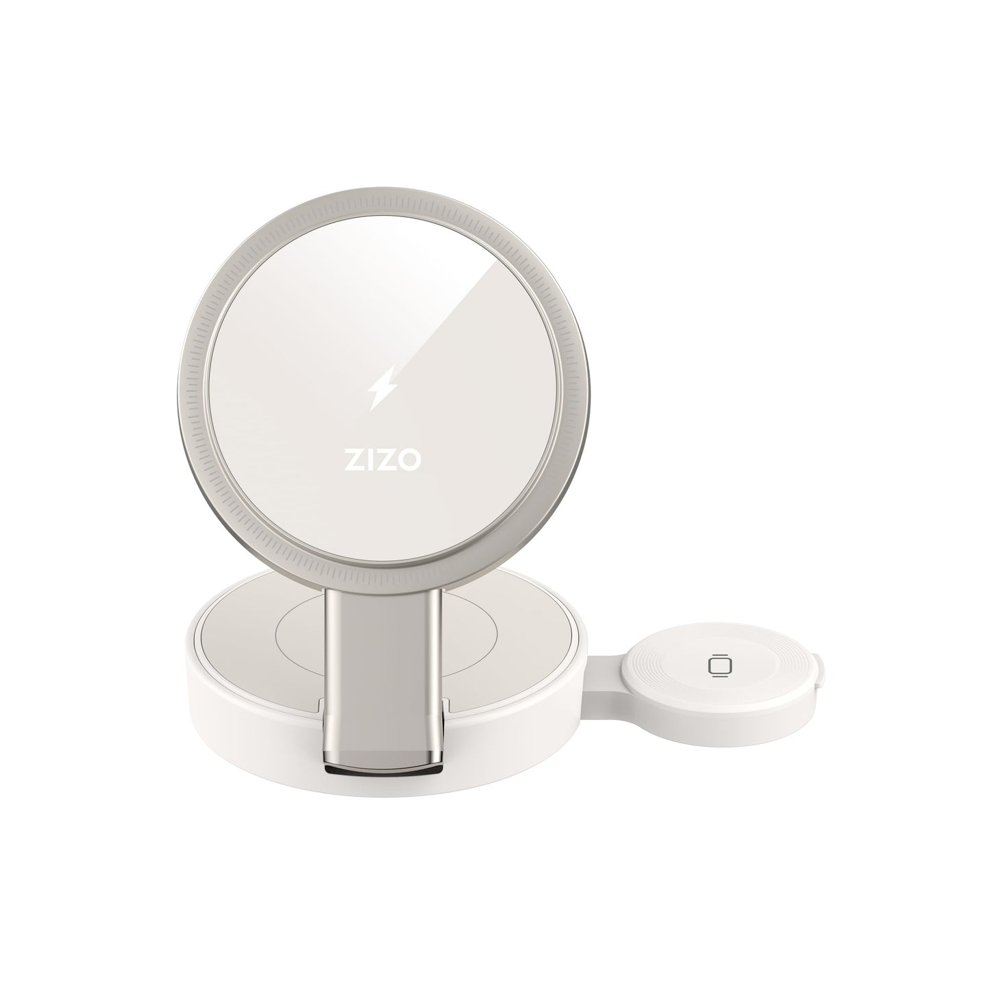 ZIZO PowerVault Fold Pro 3-in-1 MagSafe Charging Station with Adjustable Stand - Champagne