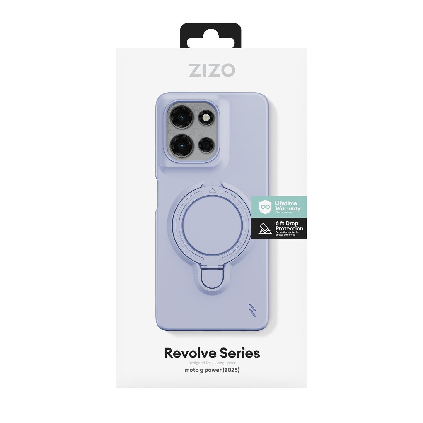 ZIZO REVOLVE Series moto g power (2025) Case - Violet