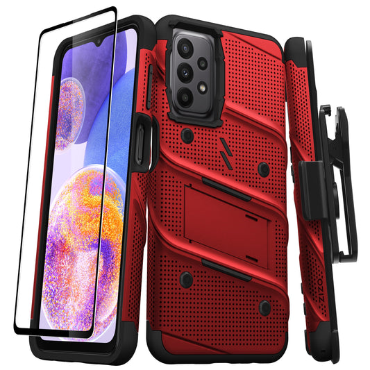 ZIZO BOLT Bundle Galaxy A23 5G Case with Tempered Glass