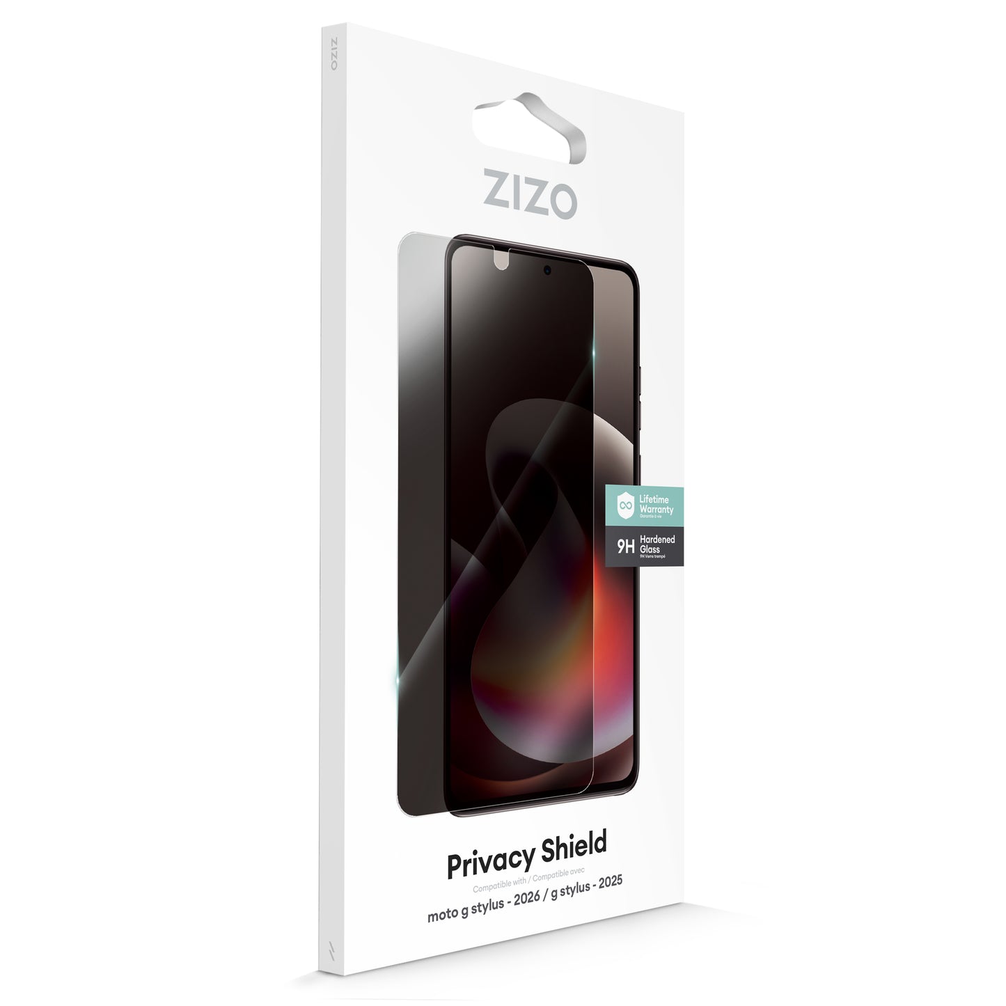 ZIZO PRIVACY Tempered Glass Screen Protector for moto g stylus - 2026 / 2025