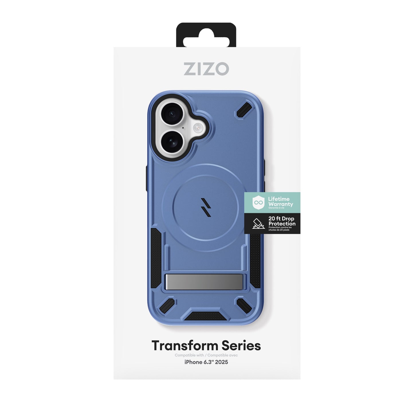 ZIZO TRANSFORM Series iPhone 17 MagSafe Case - Blue - ZIZO Wireless