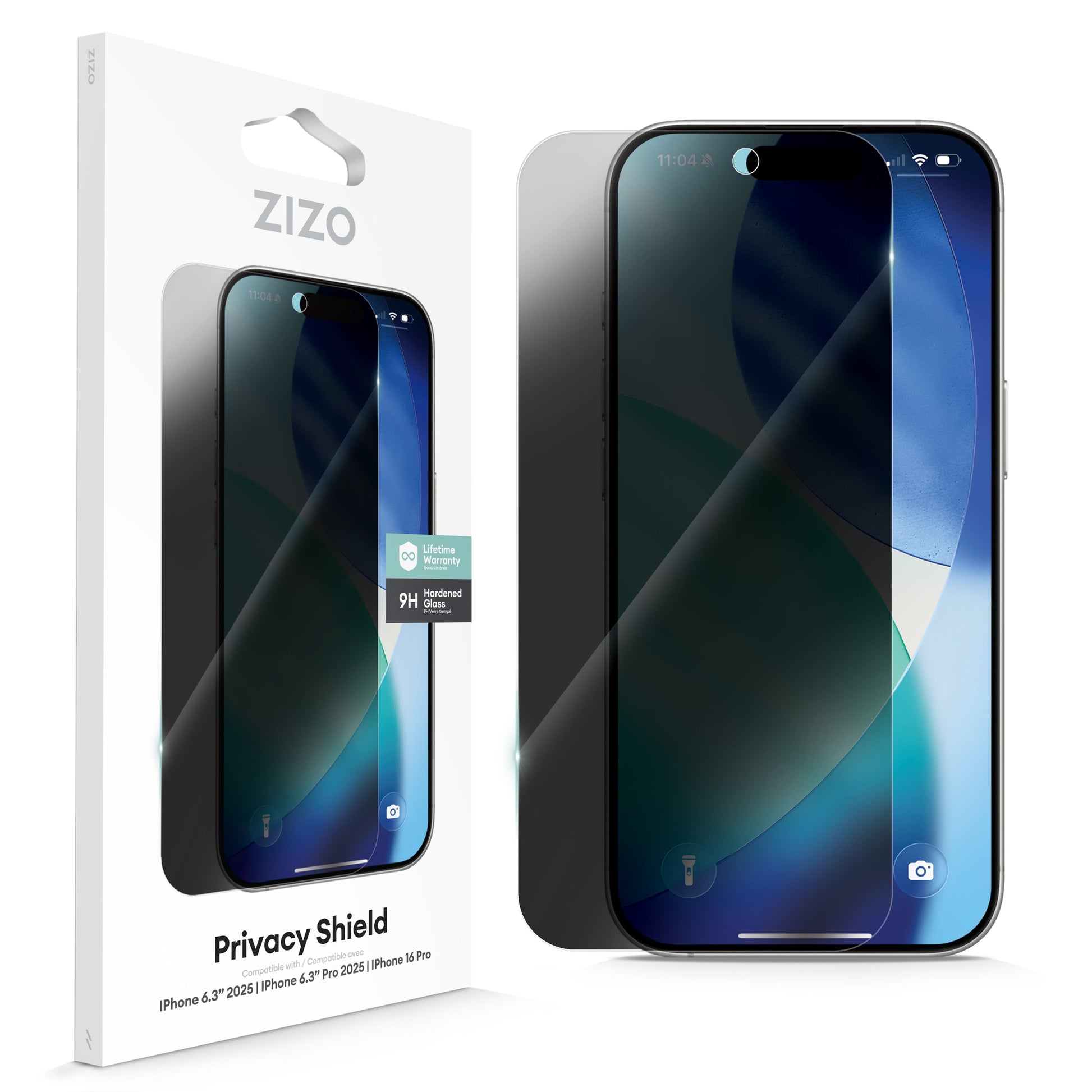 ZIZO PRIVACY Tempered Glass Screen Protector for iPhone 17 Pro - Privacy - ZIZO Wireless