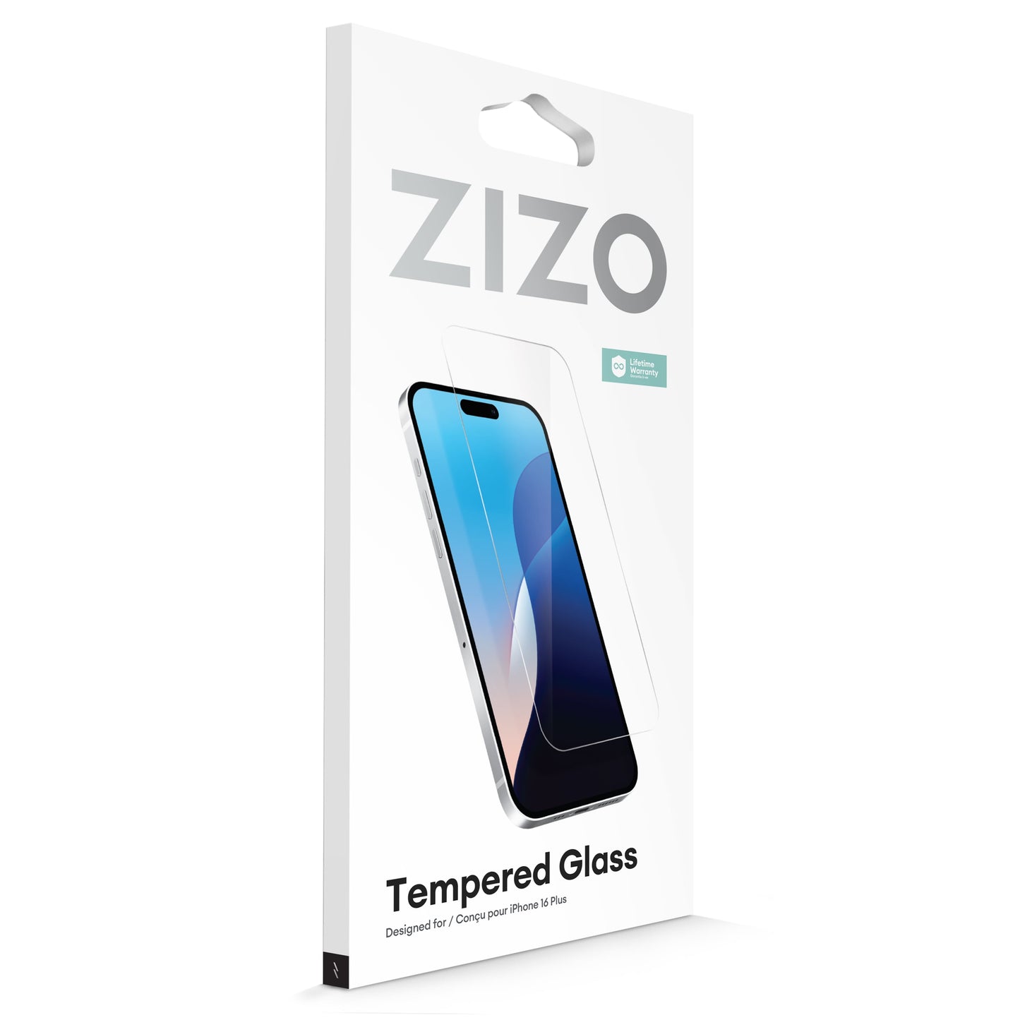 ZIZO TEMPERED GLASS Screen Protector for iPhone 16 Plus - Clear - ZIZO Wireless