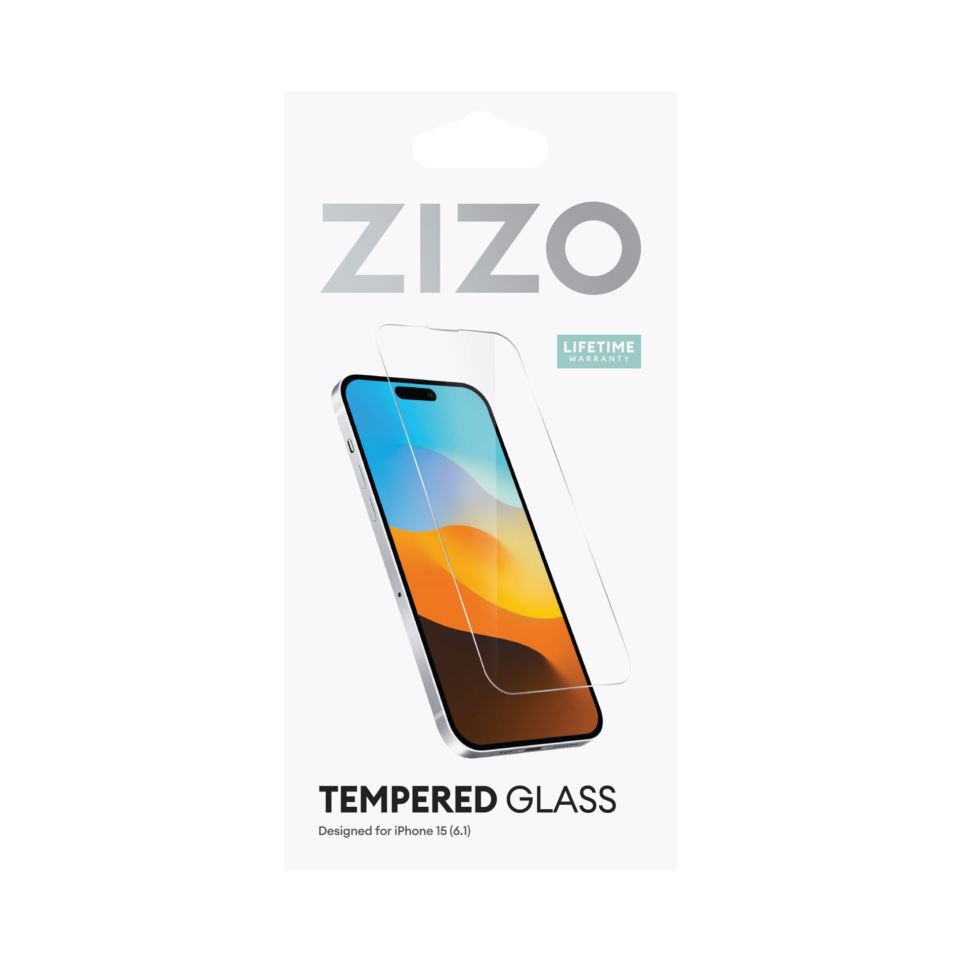 ZIZO TEMPERED GLASS Screen Protector for iPhone 15 - Clear - ZIZO Wireless