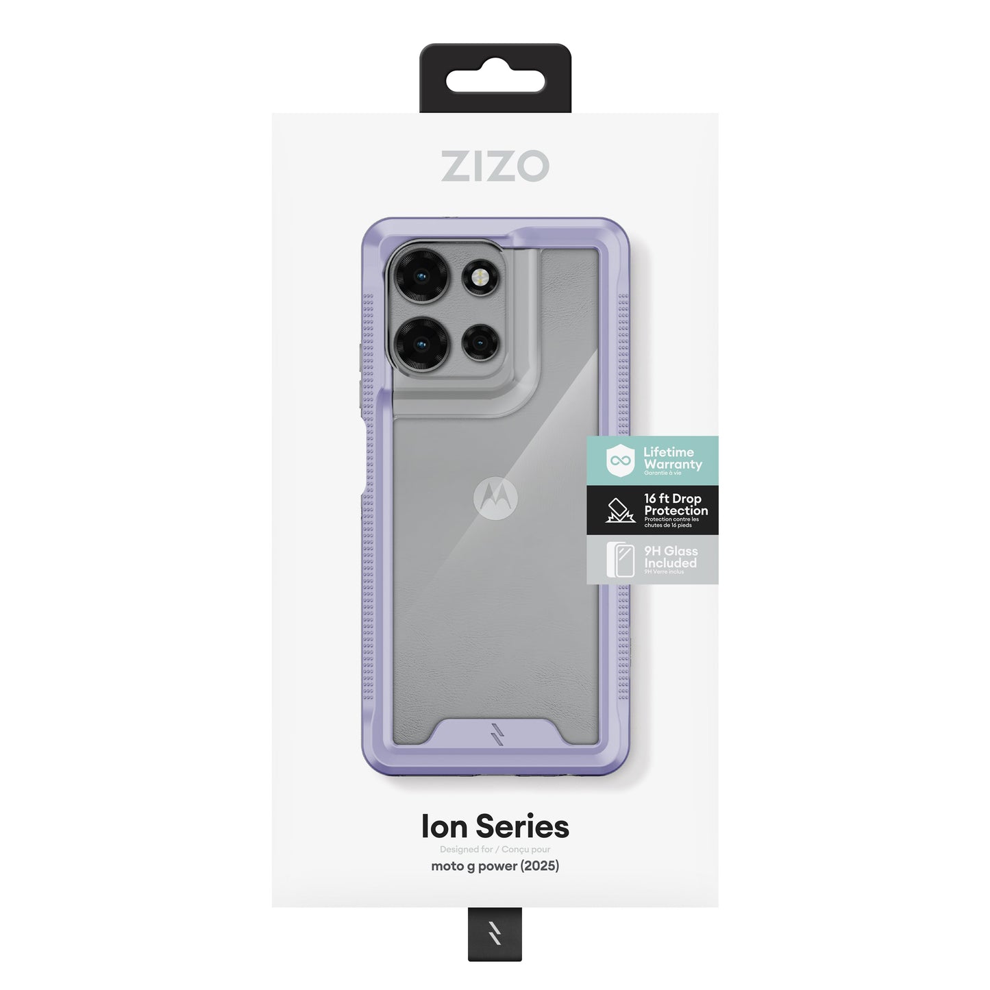 ZIZO ION Series moto g power (2025) Case - Purple