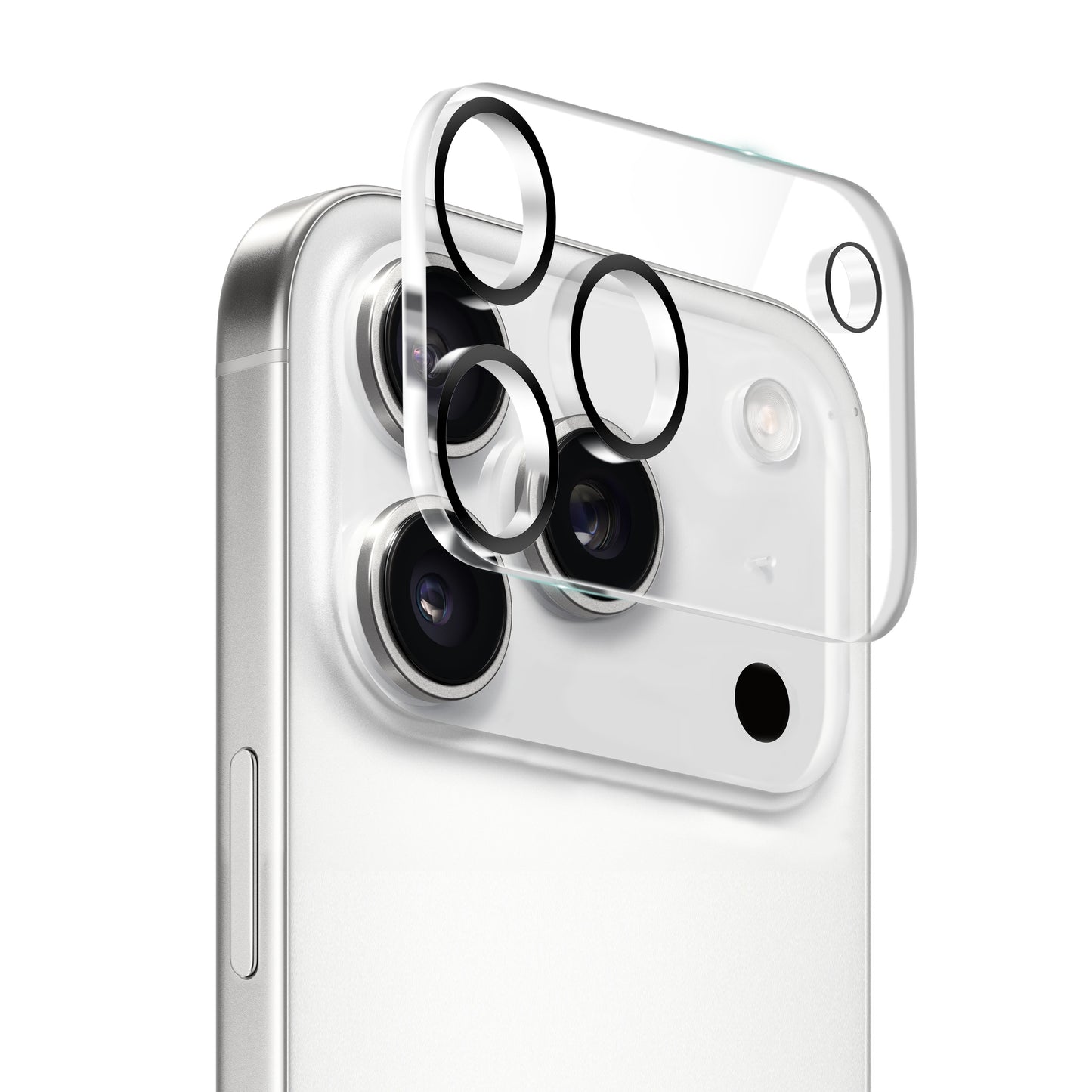 ZIZO LensTek iPhone 17 Pro Camera Lens Protector (2 Pack) - Black