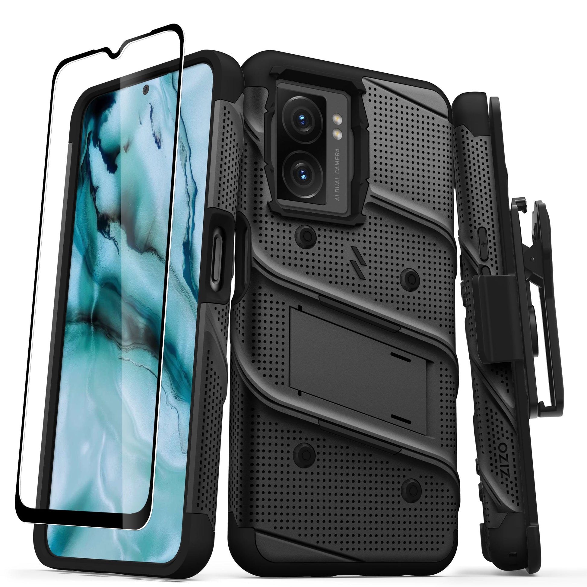 ZIZO BOLT Bundle OnePlus Nord N300 5G Case - Black - ZIZO Wireless