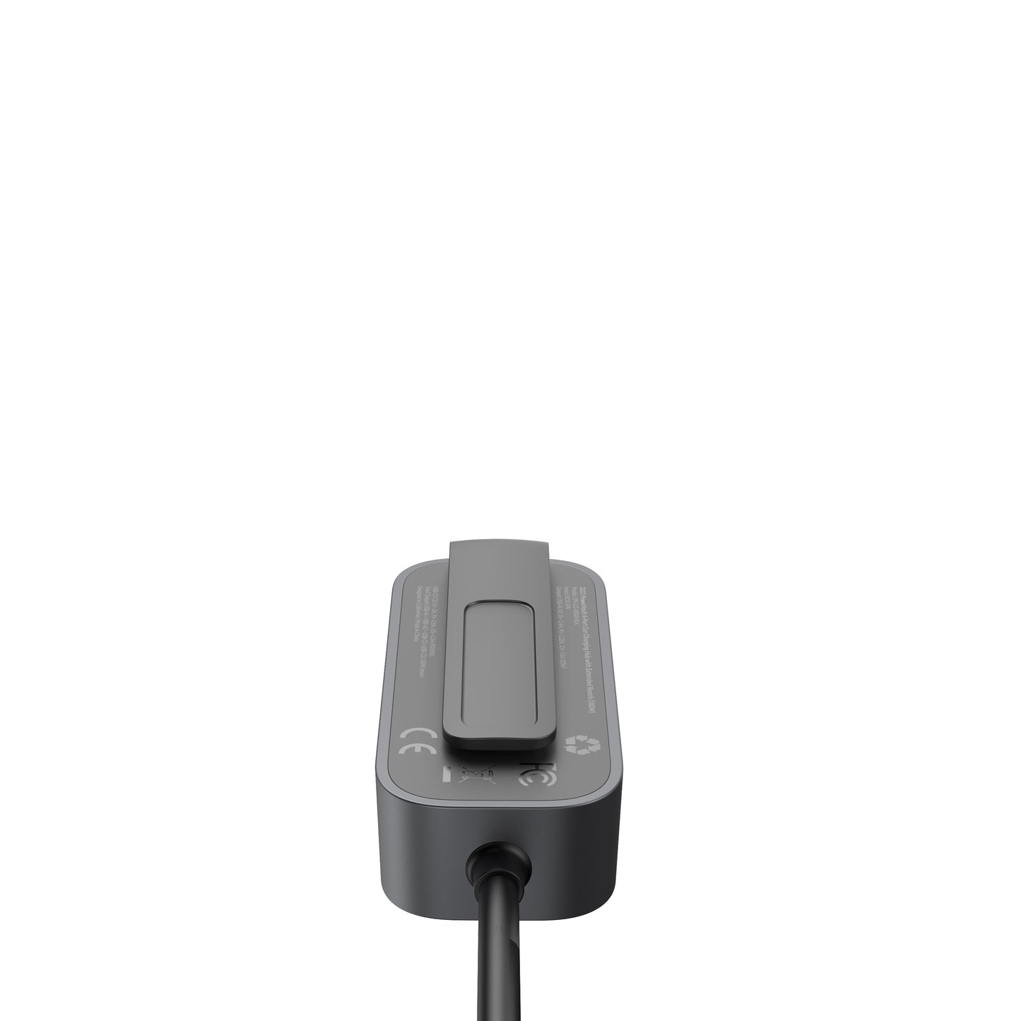 ZIZO PowerVault 4-Port Car Charging Hub with Extended Reach (100W) - Black