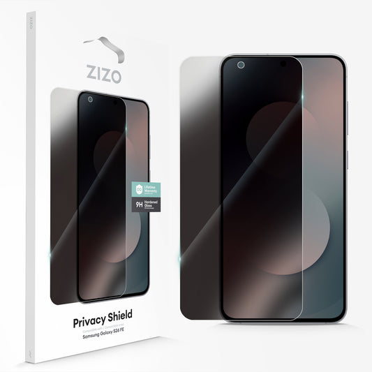 ZIZO Privacy Lightning Shield Galaxy S26 FE Privacy Tempered Glass Screen Protector