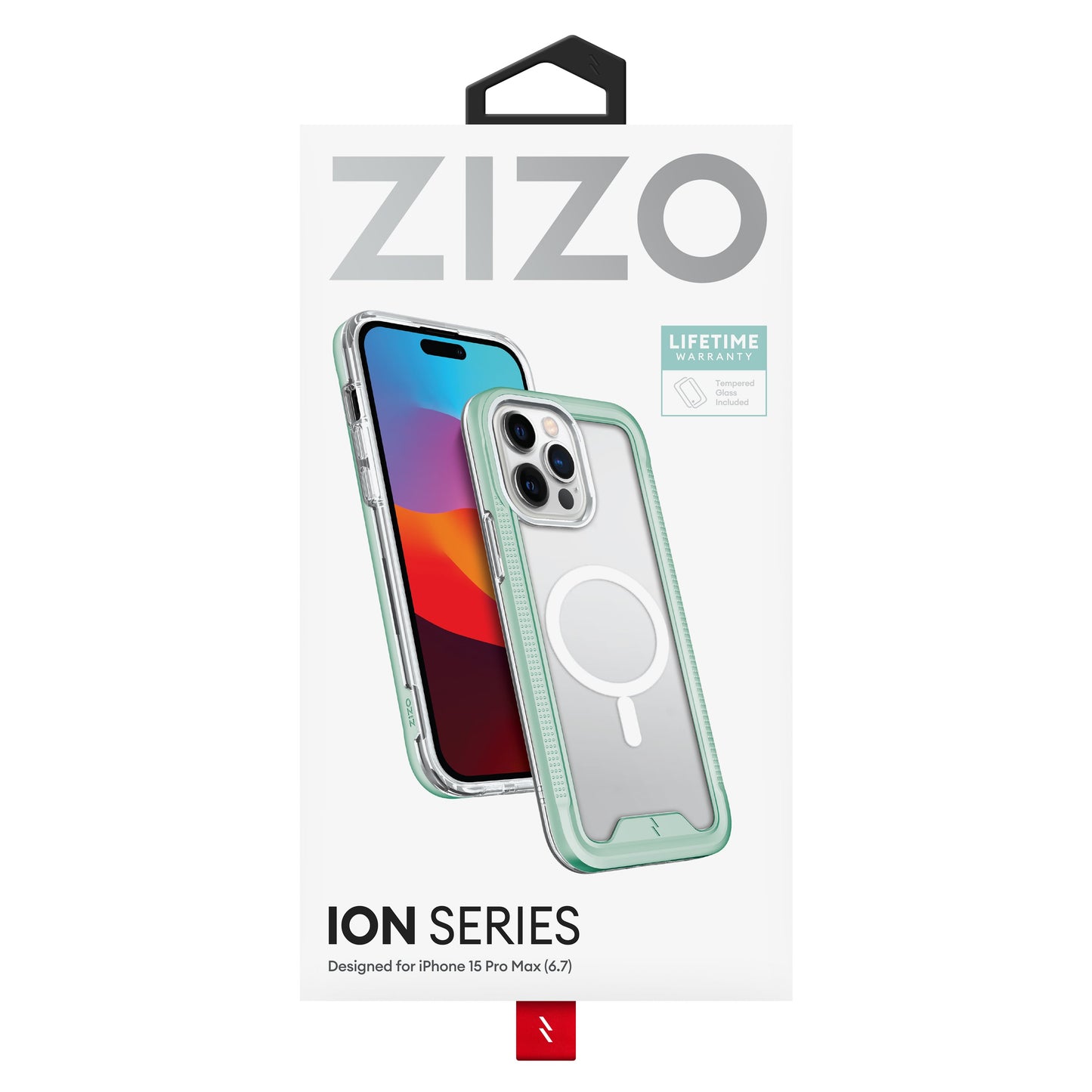 ZIZO ION Series with Magsafe iPhone 15 Pro Max Case - Mint - ZIZO Wireless