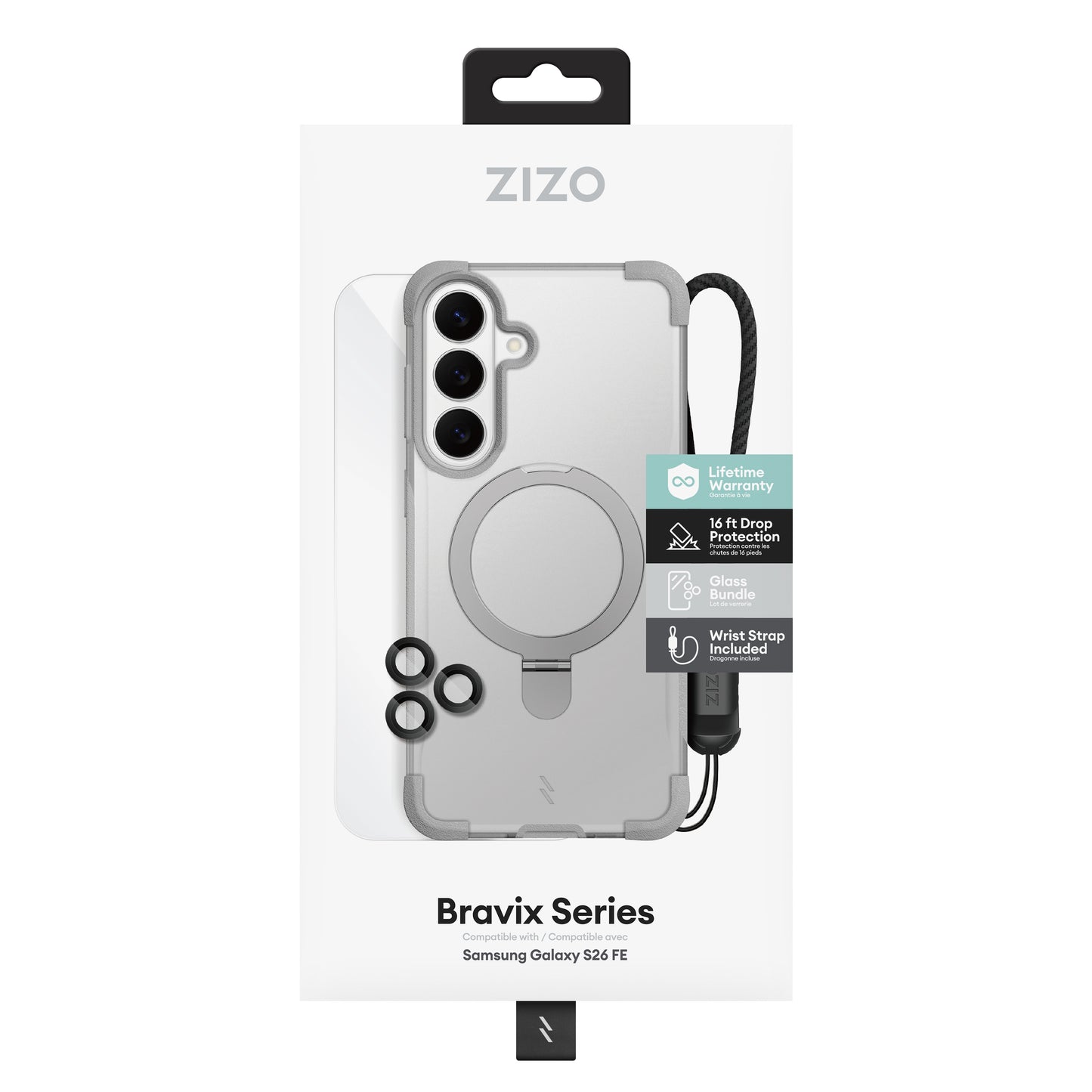 ZIZO Bravix Bundle Galaxy S26 FE 4-in-1 MagSafe Case Bundle