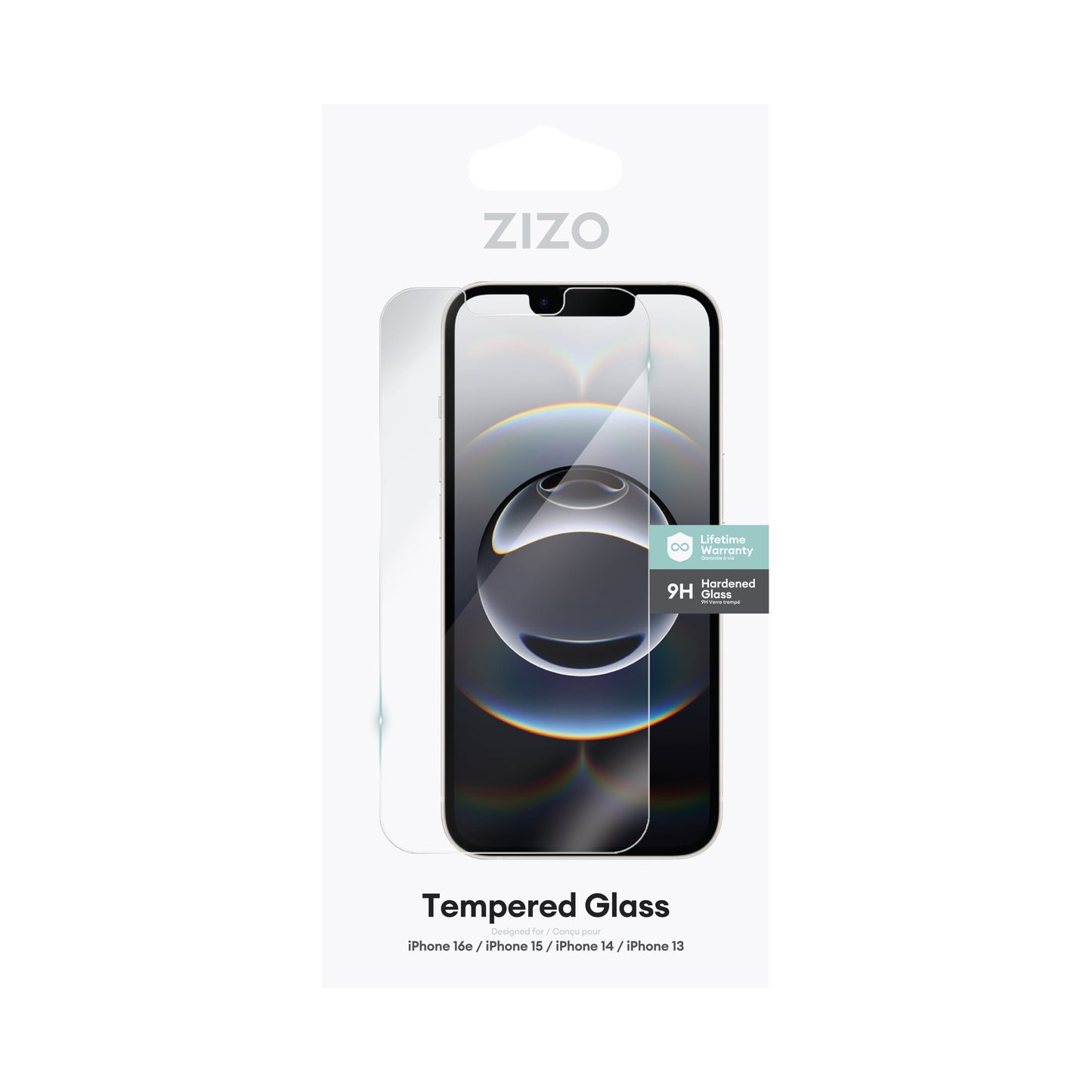 ZIZO TEMPERED GLASS Screen Protector for iPhone 16e - Clear