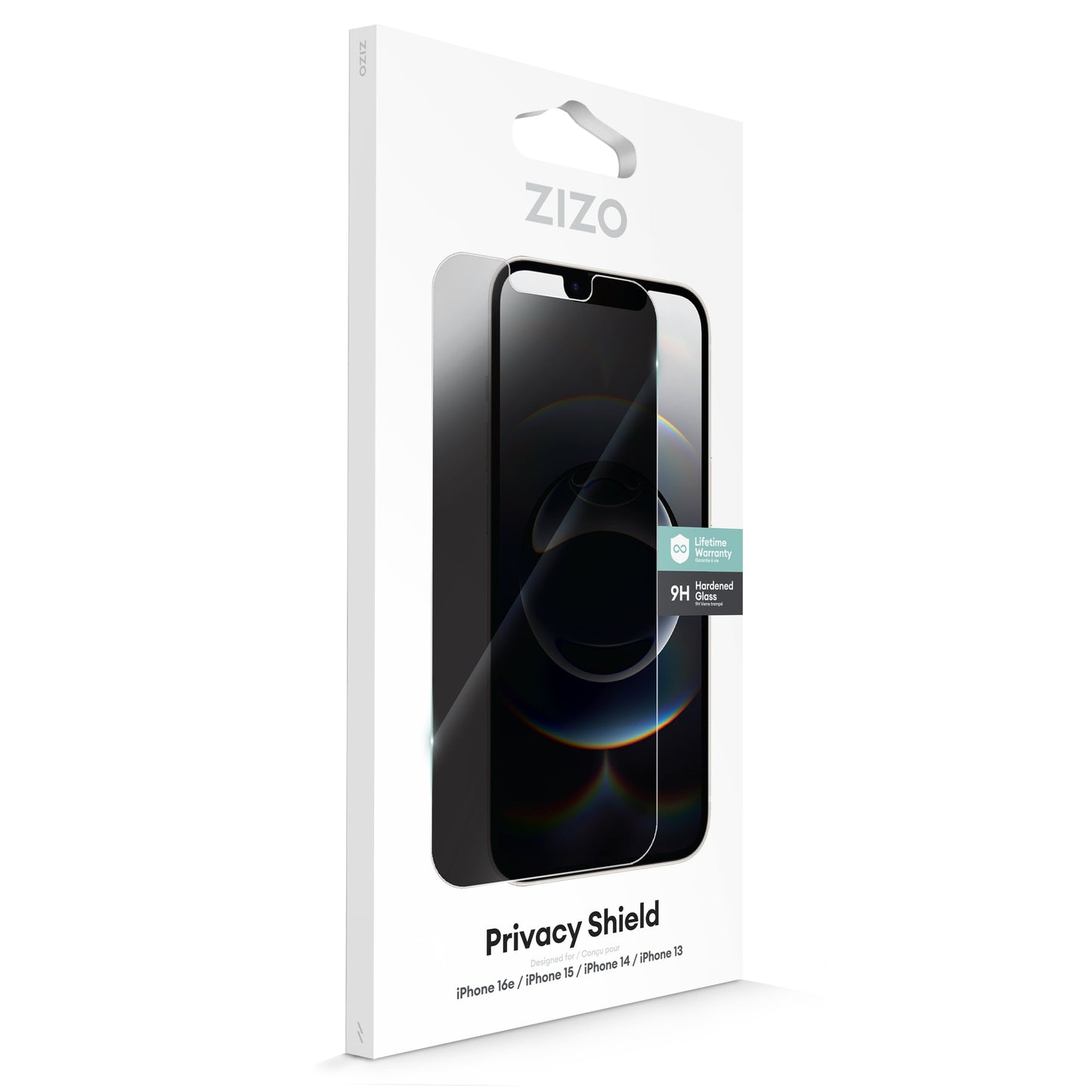 ZIZO PRIVACY Tempered Glass Screen Protector for iPhone 16e/13/14/14 Pro - ZIZO Wireless