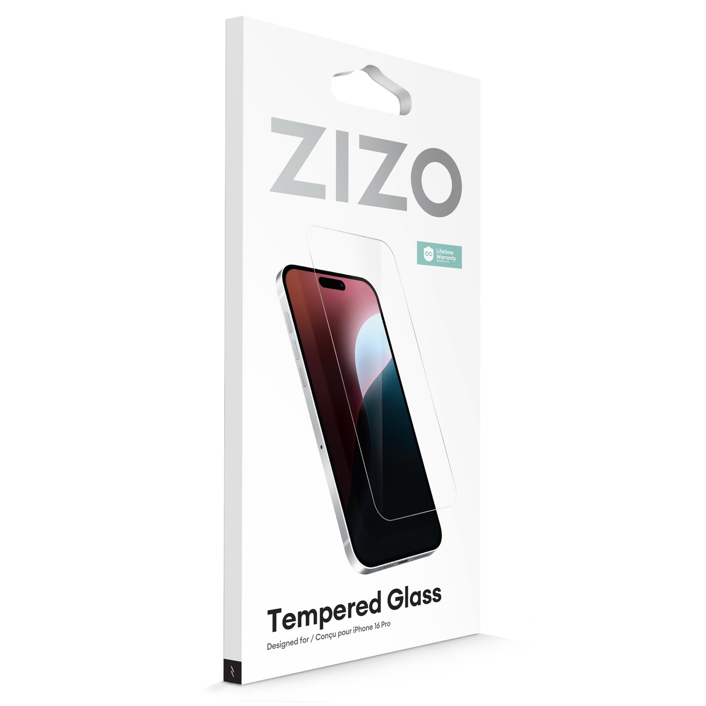 ZIZO TEMPERED GLASS Screen Protector for iPhone 16 Pro - Clear - ZIZO Wireless