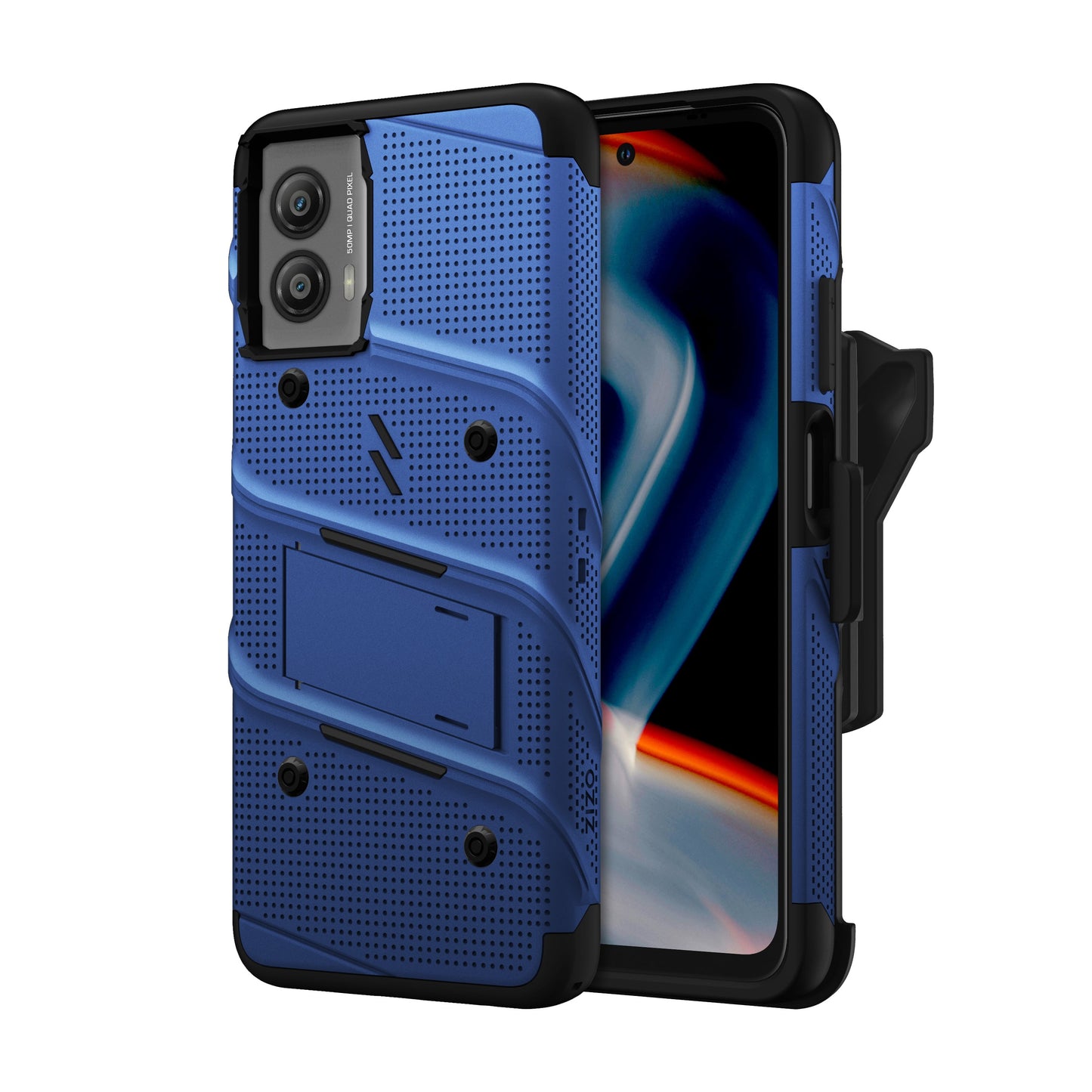 ZIZO BOLT Bundle moto g power 5G (2024) Case - Blue - ZIZO Wireless