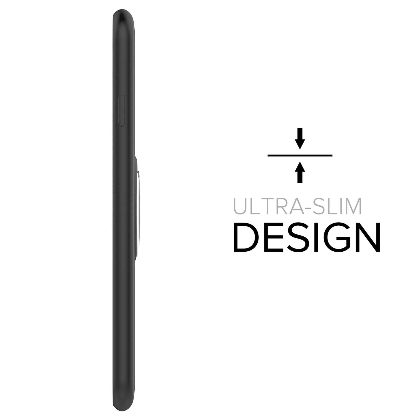 For iPhone XR - REVOLVE Case with Built In 360° Ring Holder Kickstand and Magnetic Mount