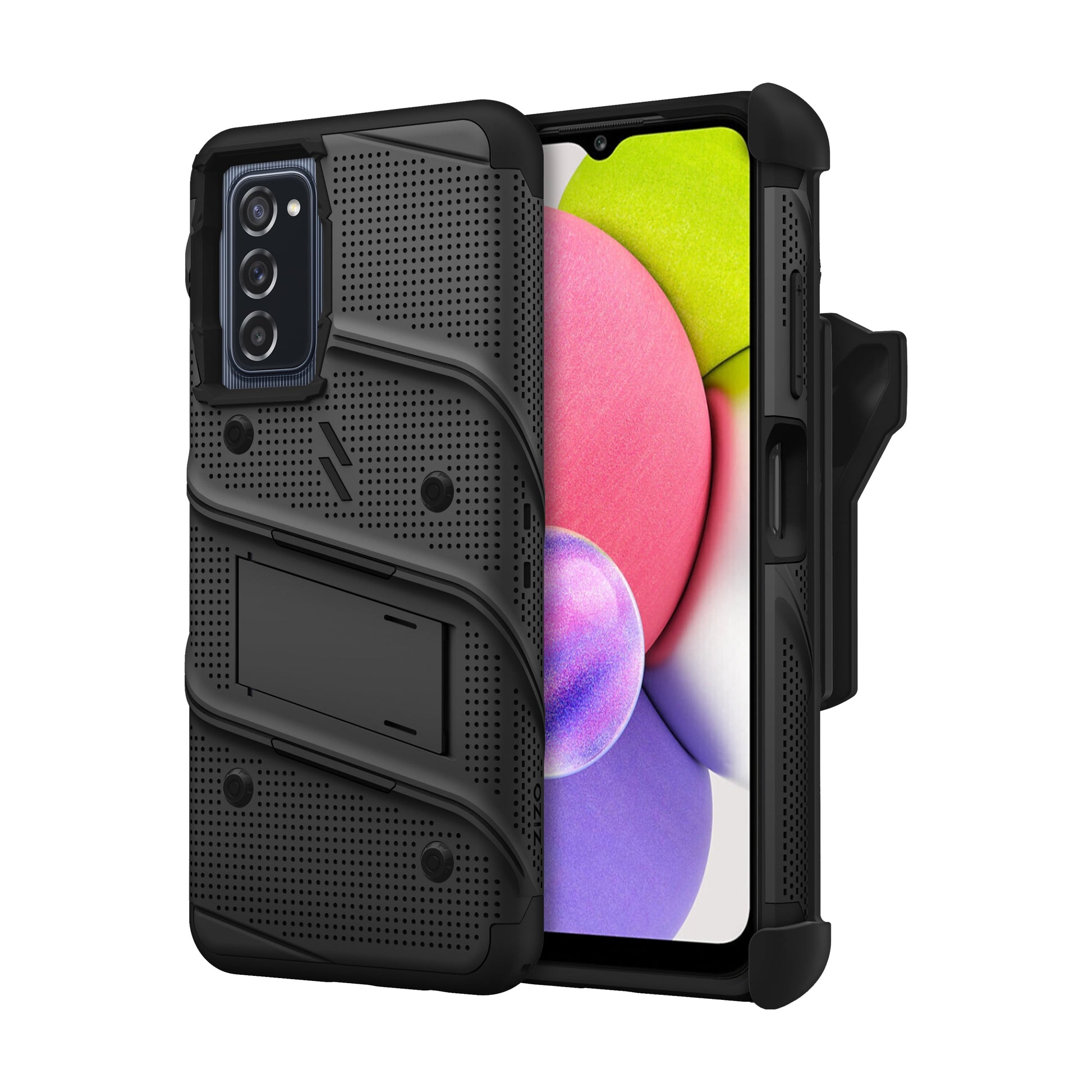 ZIZO BOLT Bundle Galaxy A03s Case with Tempered Glass - ZIZO Wireless
