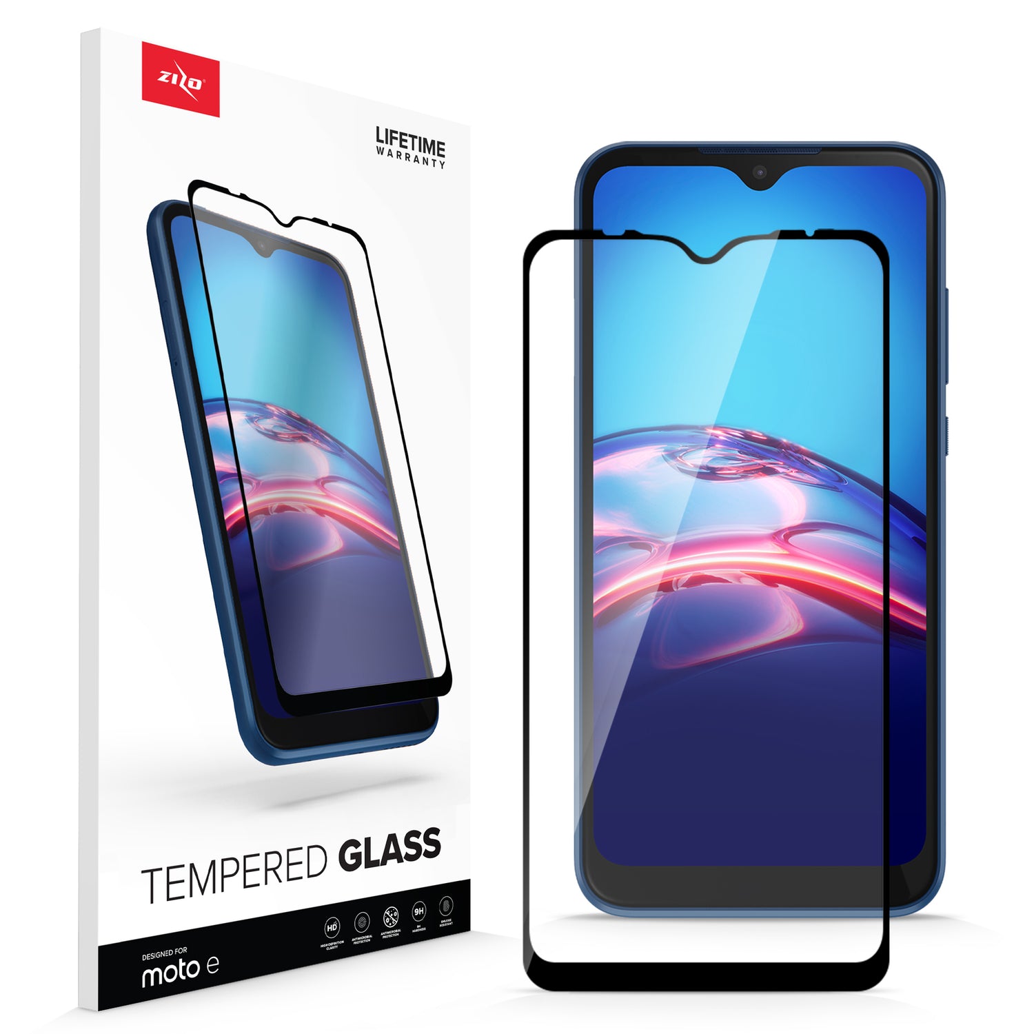 ZIZO TEMPERED GLASS Screen Protector for Moto E (2020) - ZIZO Wireless