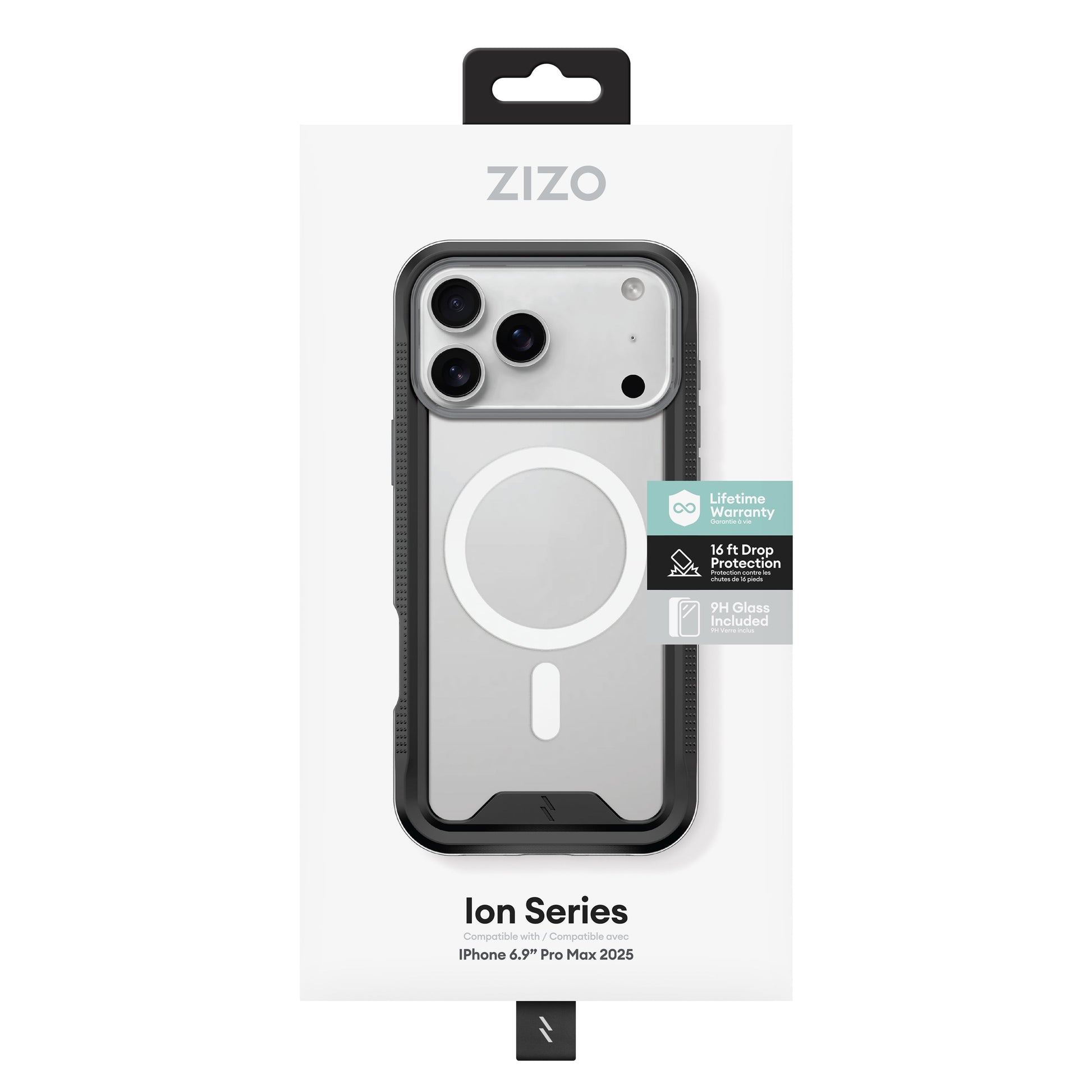 ZIZO ION Series iPhone 17 Pro Max MagSafe Case - Black - ZIZO Wireless