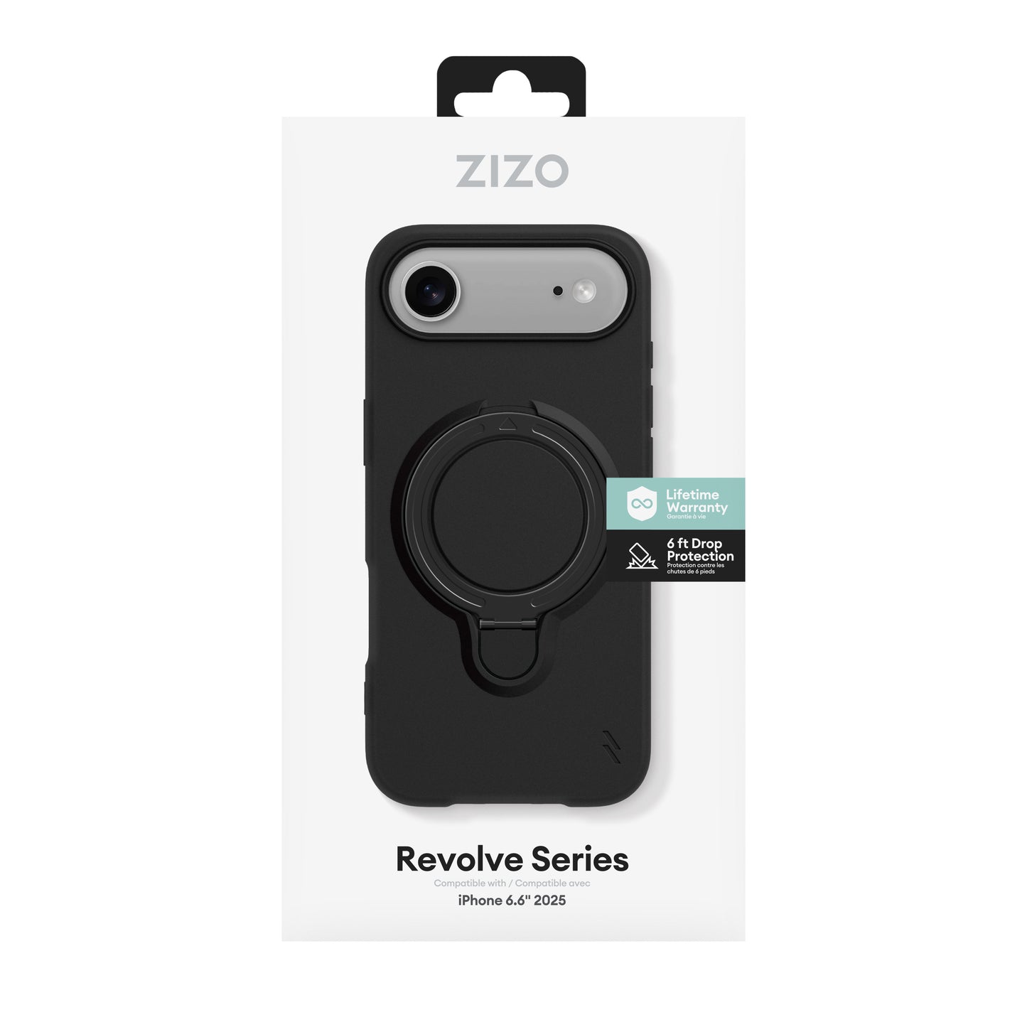 ZIZO REVOLVE Series iPhone Air Case - Magnetic Black