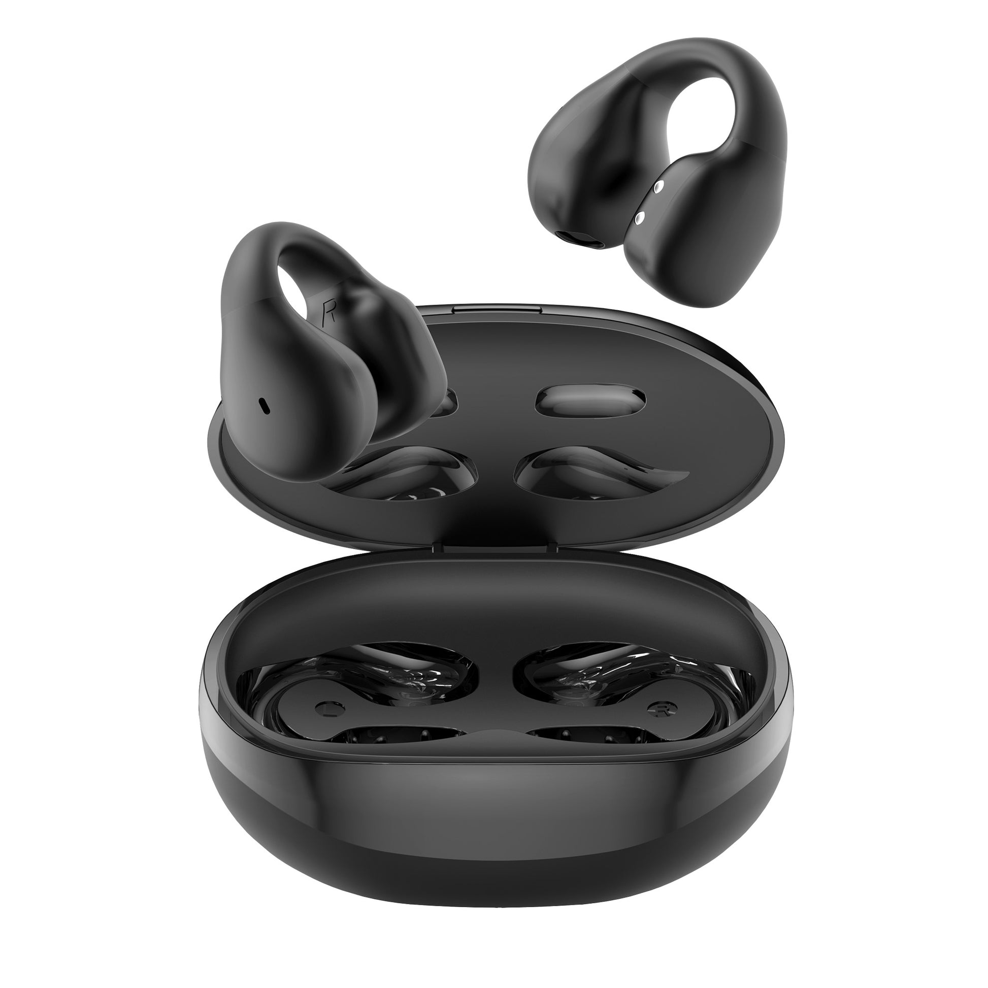 ZIZO Encore Z1 Clip-on Wireless Earbuds - Black - ZIZO Wireless