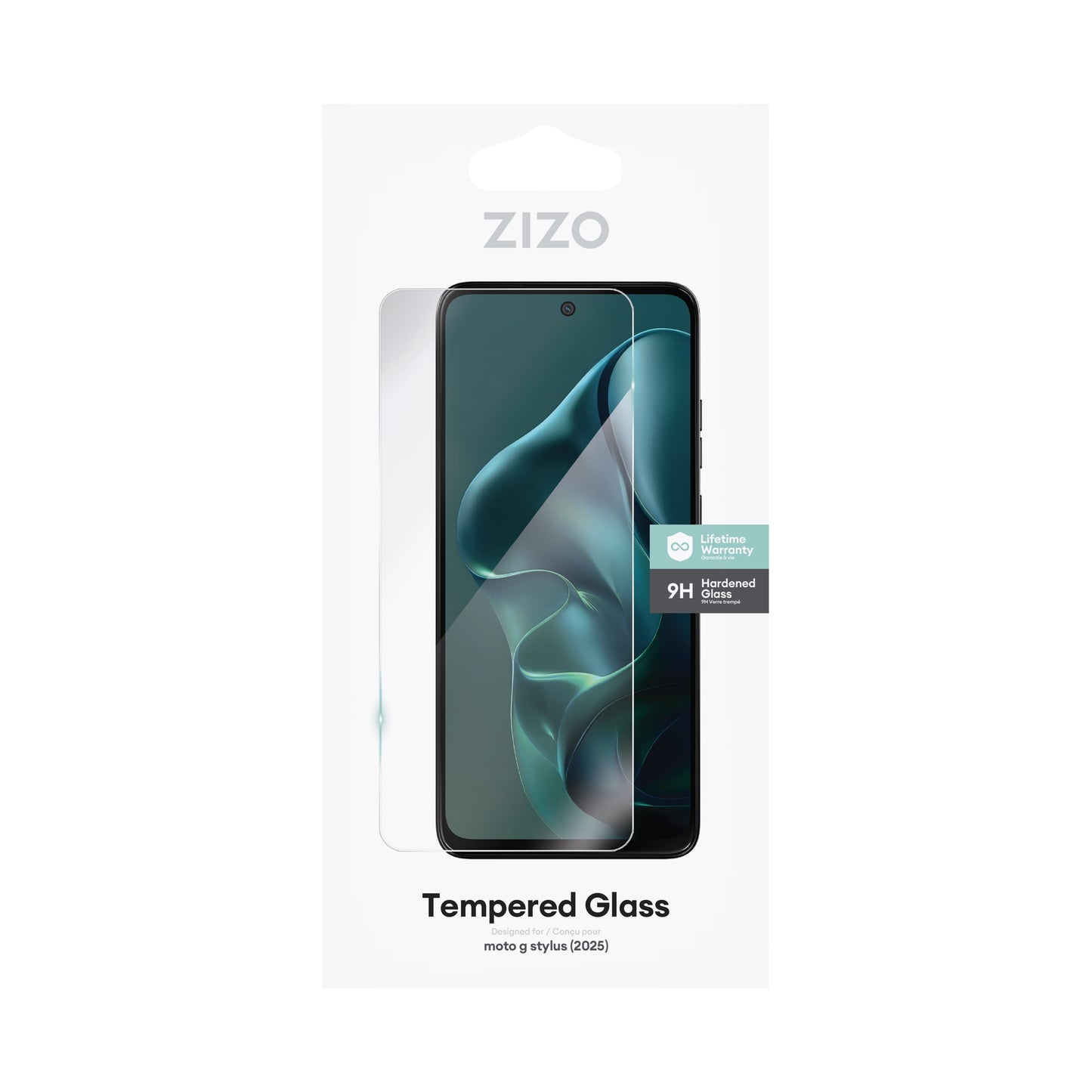 ZIZO TEMPERED GLASS Screen Protector for moto g stylus (2025) - Clear - ZIZO Wireless