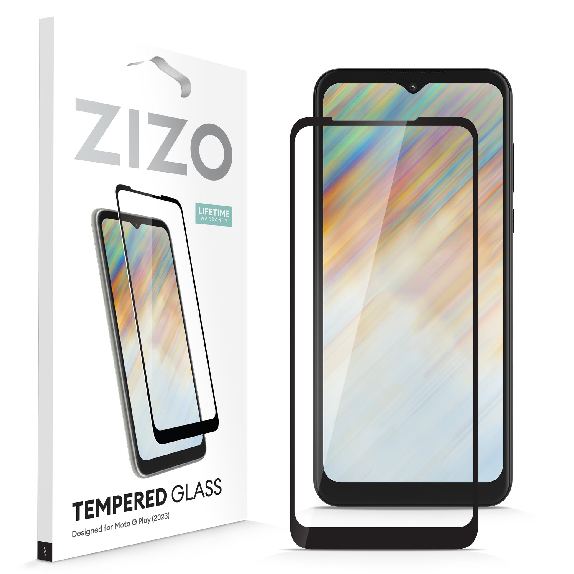 ZIZO TEMPERED GLASS Screen Protector for moto g play (2023) - ZIZO Wireless