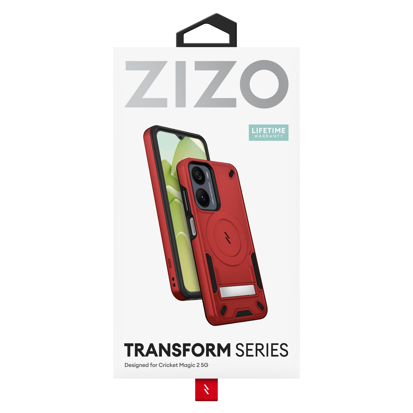 ZIZO TRANSFORM Series Cricket Magic 2 5G Case - Red