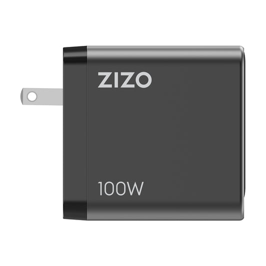 ZIZO PowerVault 100W GaN 3 USB-C + USB-A Wall Charger - Black