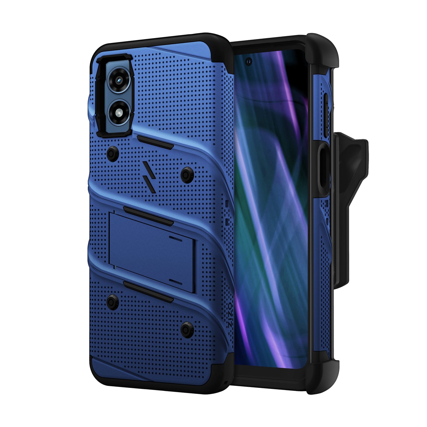 ZIZO BOLT Bundle moto g Play (2024) Case with Tempered Glass