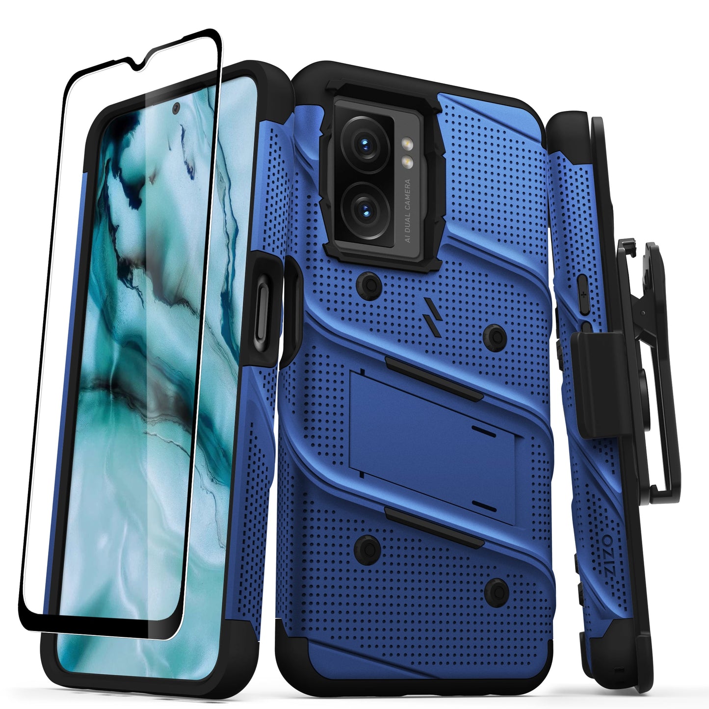 ZIZO BOLT Bundle OnePlus Nord N300 5G Case - Blue - ZIZO Wireless