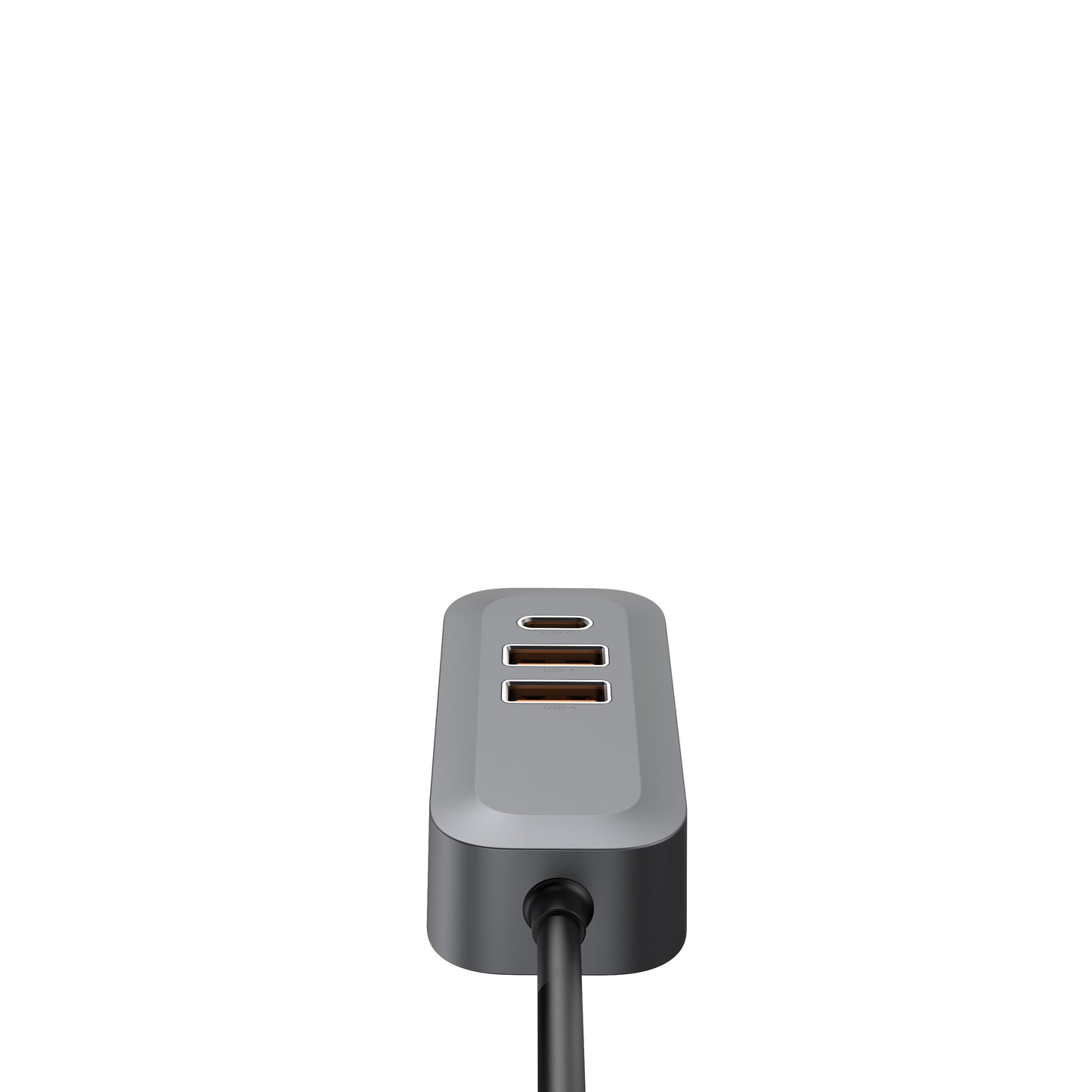 ZIZO PowerVault 4-Port Car Charging Hub with Extended Reach (100W) - Black